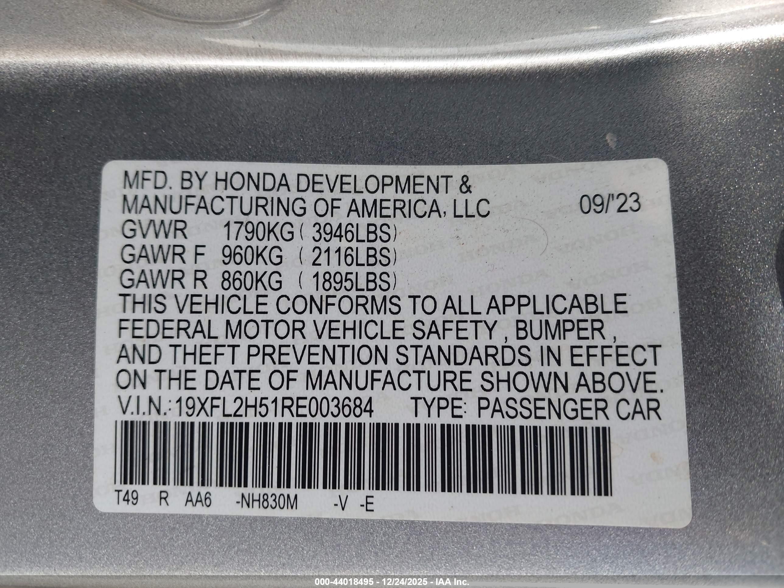 HONDA CIVIC image 9