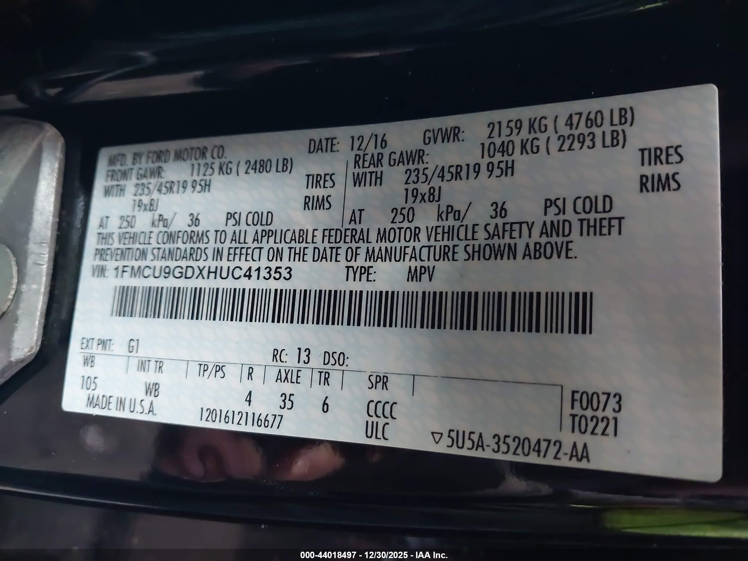 FORD ESCAPE image 9