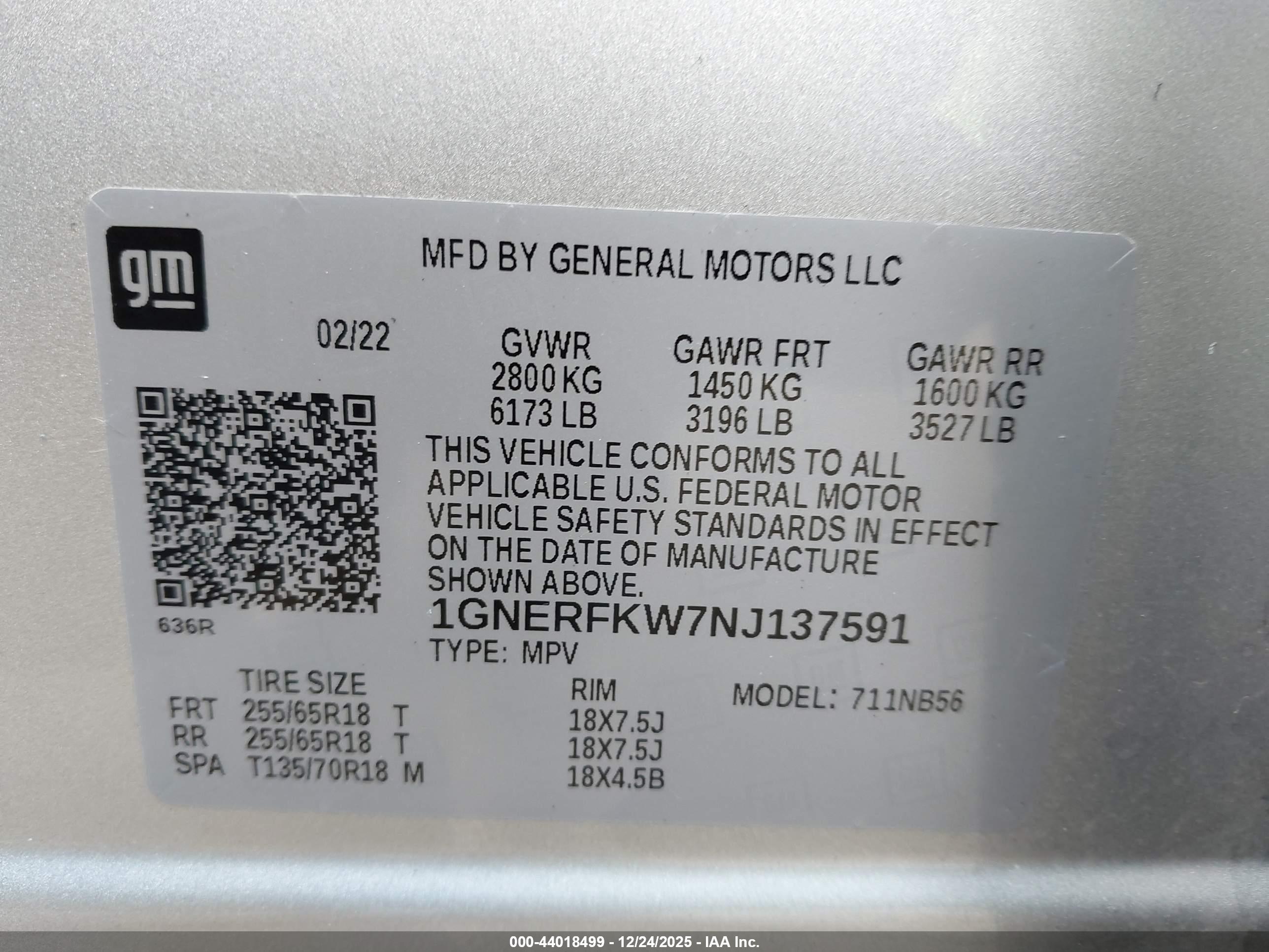 CHEVROLET TRAVERSE image 9