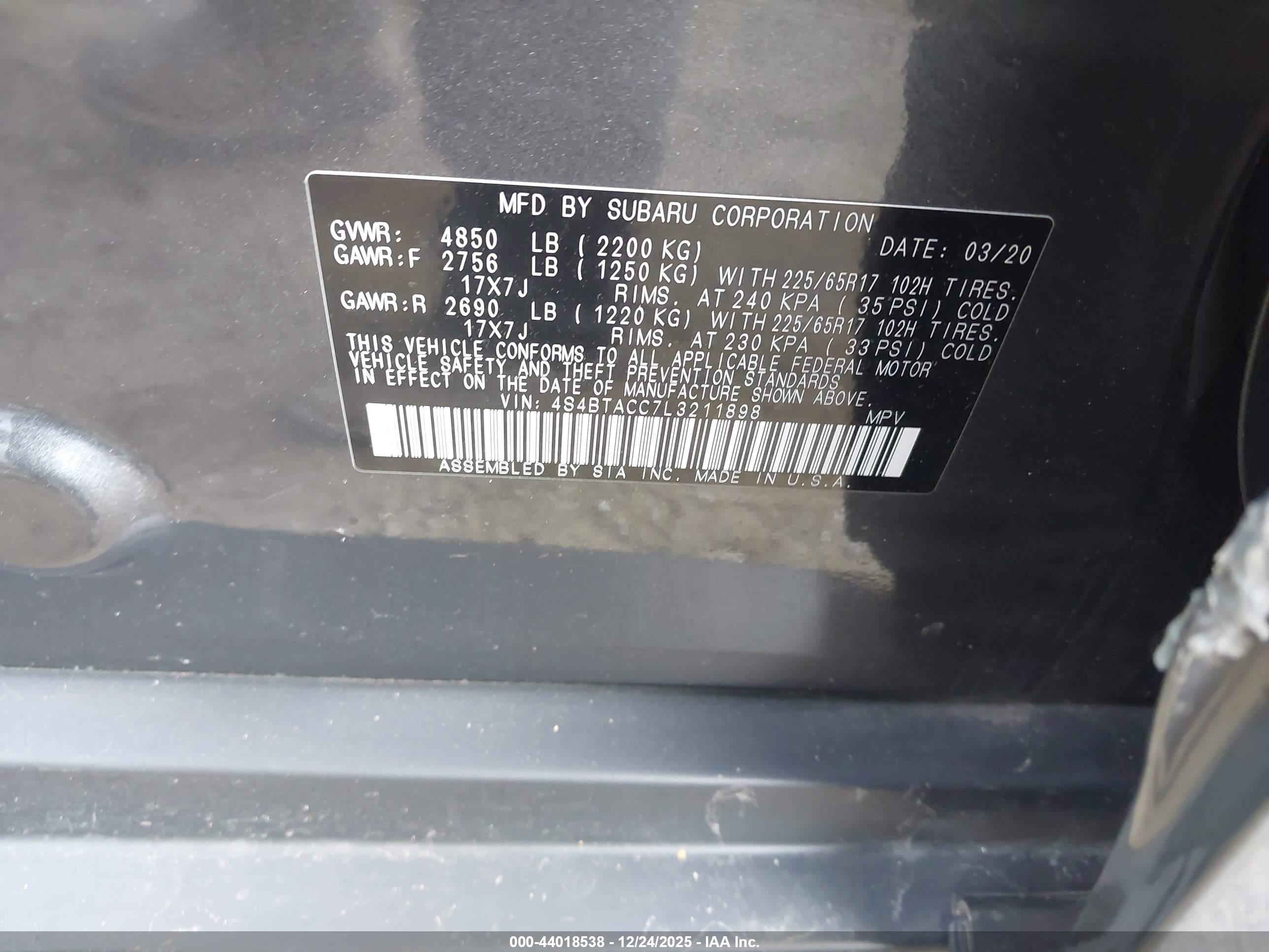 SUBARU OUTBACK image 9
