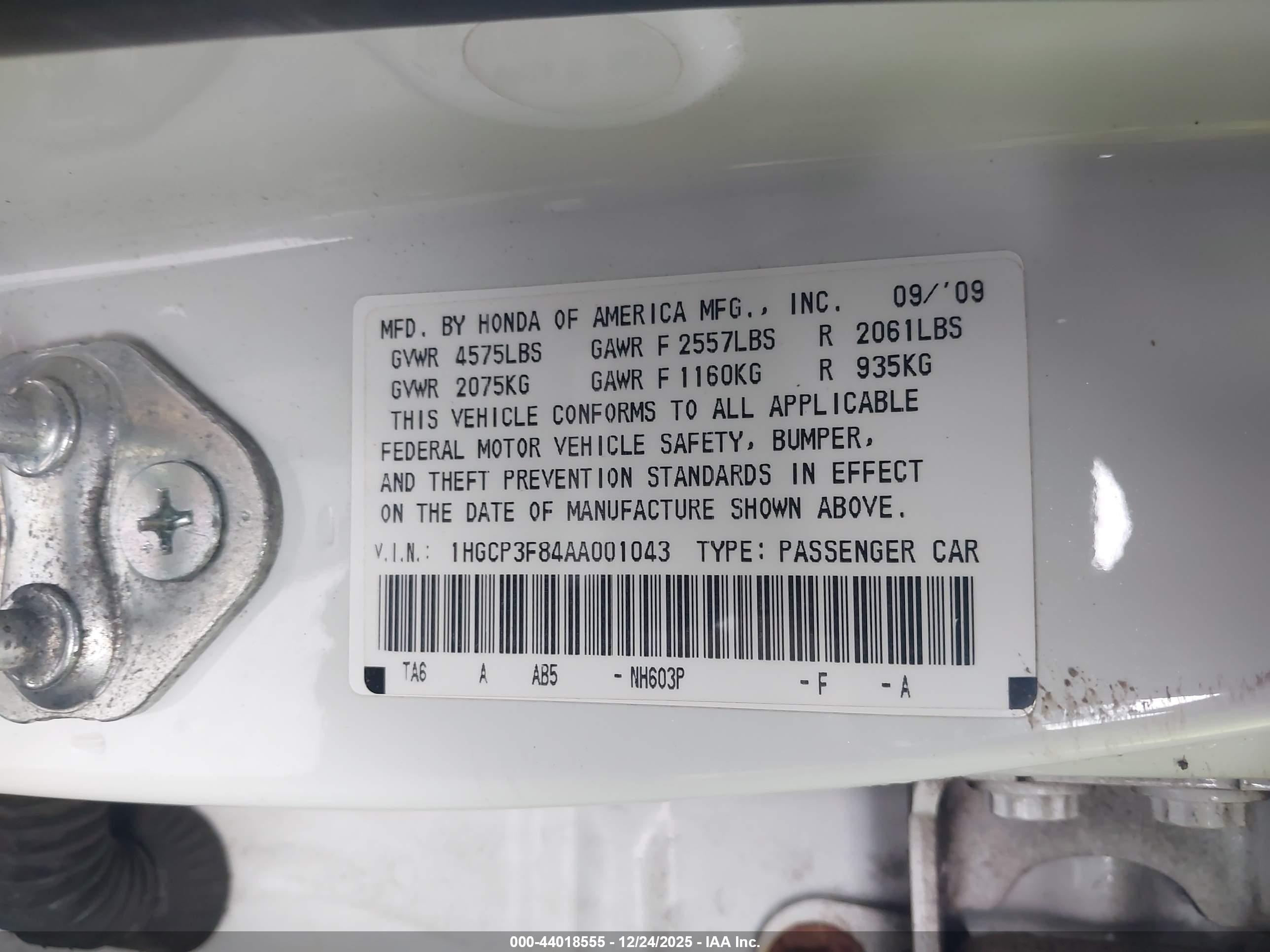 HONDA ACCORD image 9