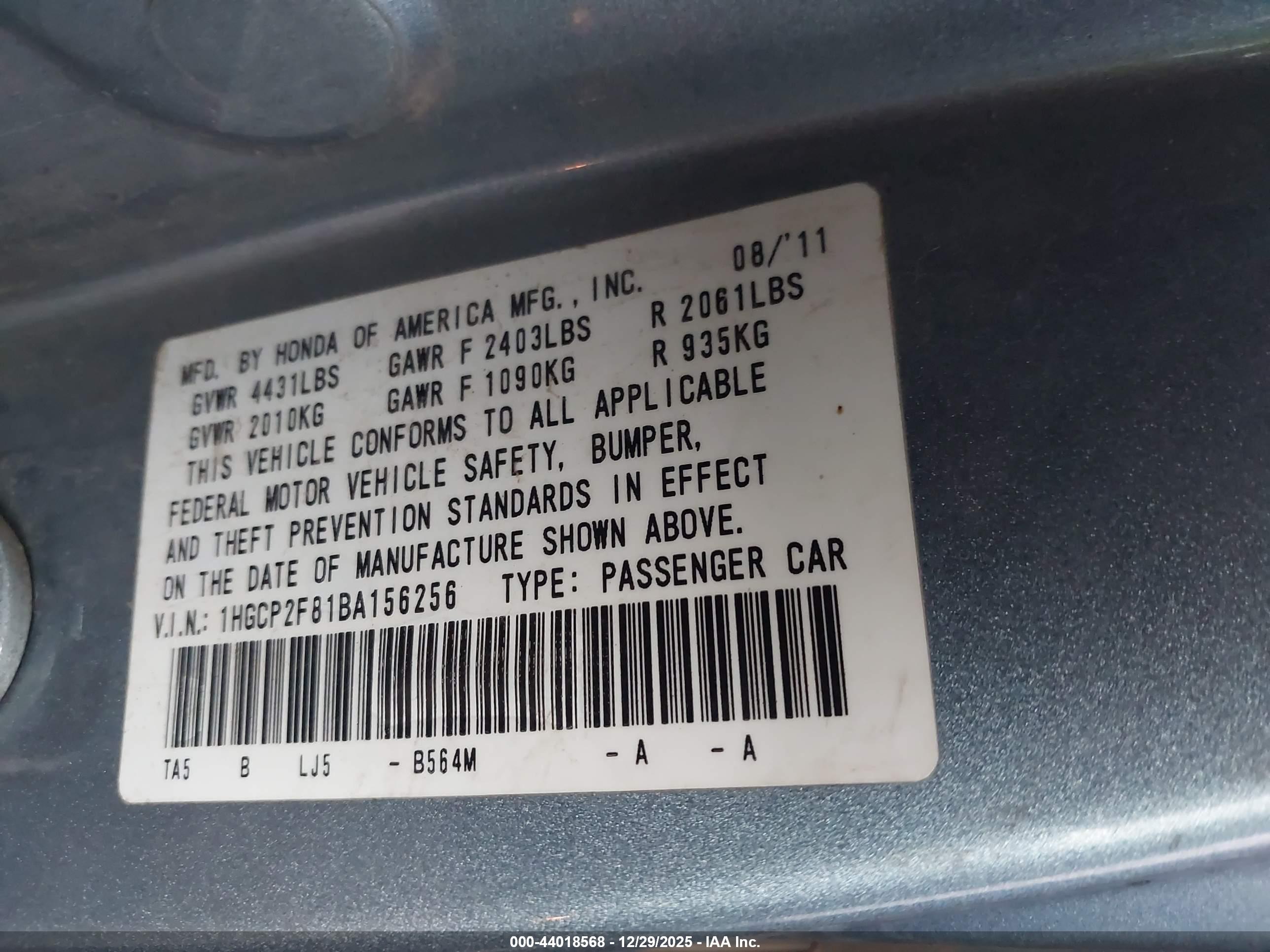 HONDA ACCORD image 9