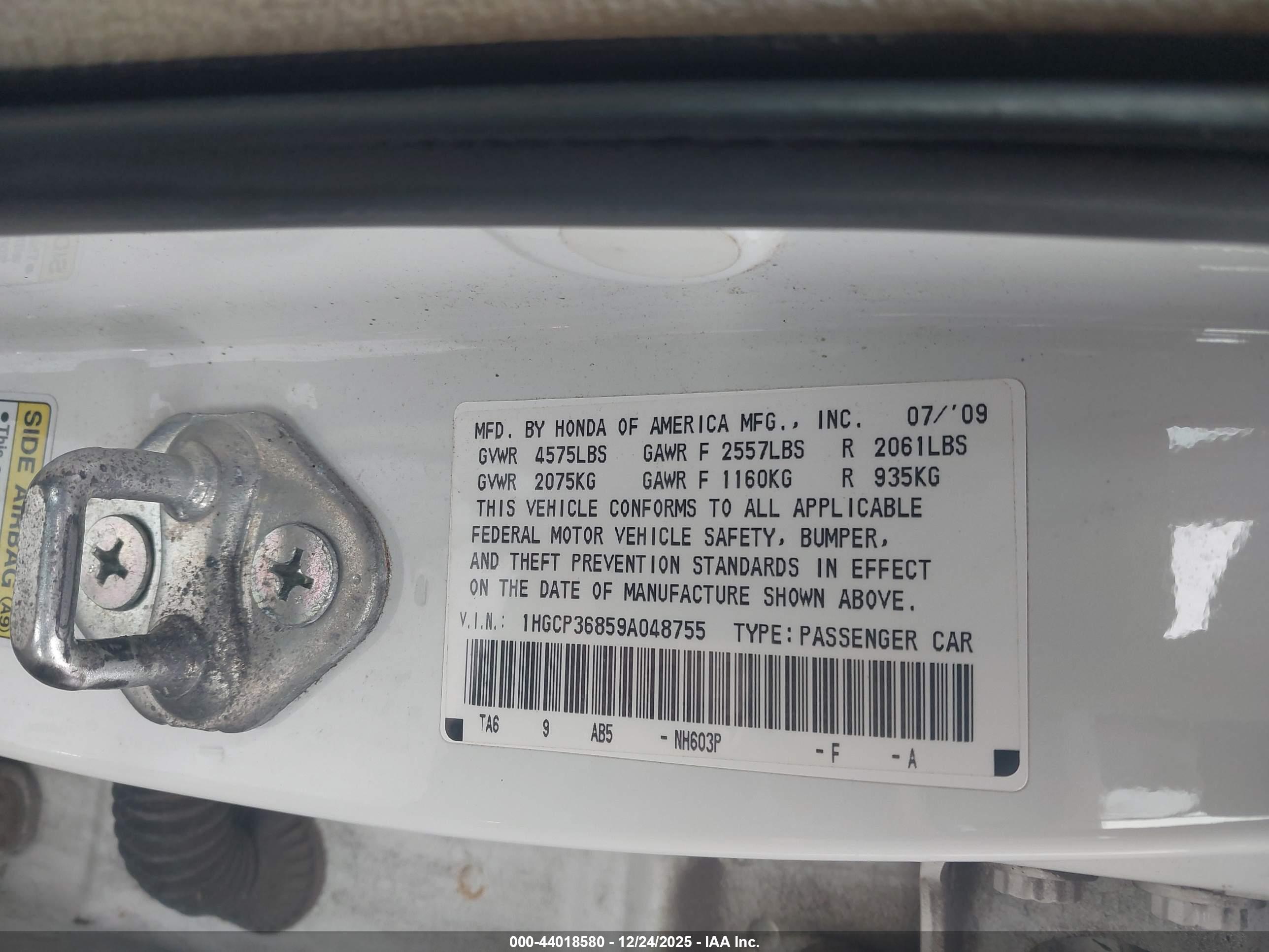 HONDA ACCORD image 9