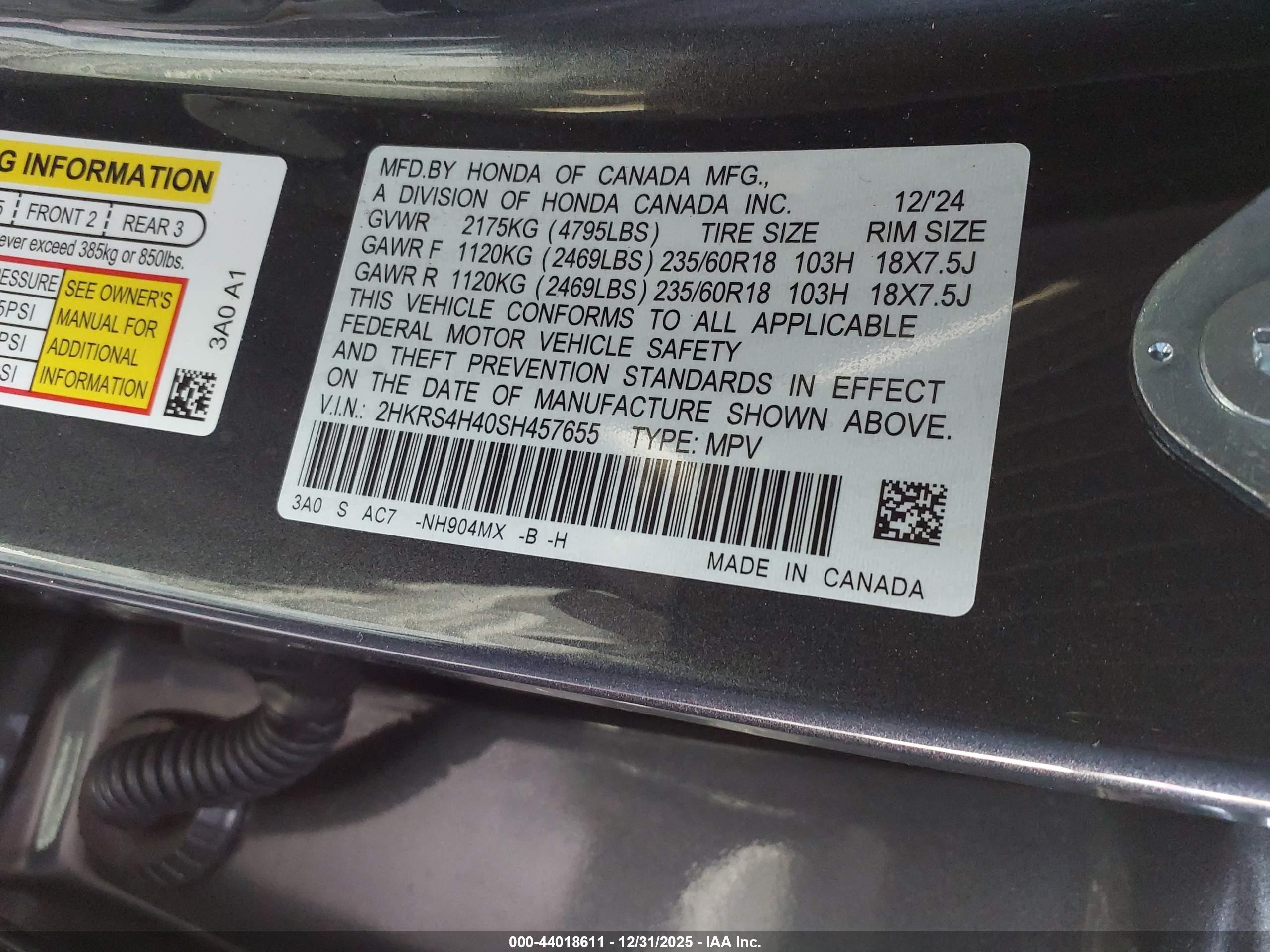 HONDA CR-V image 9