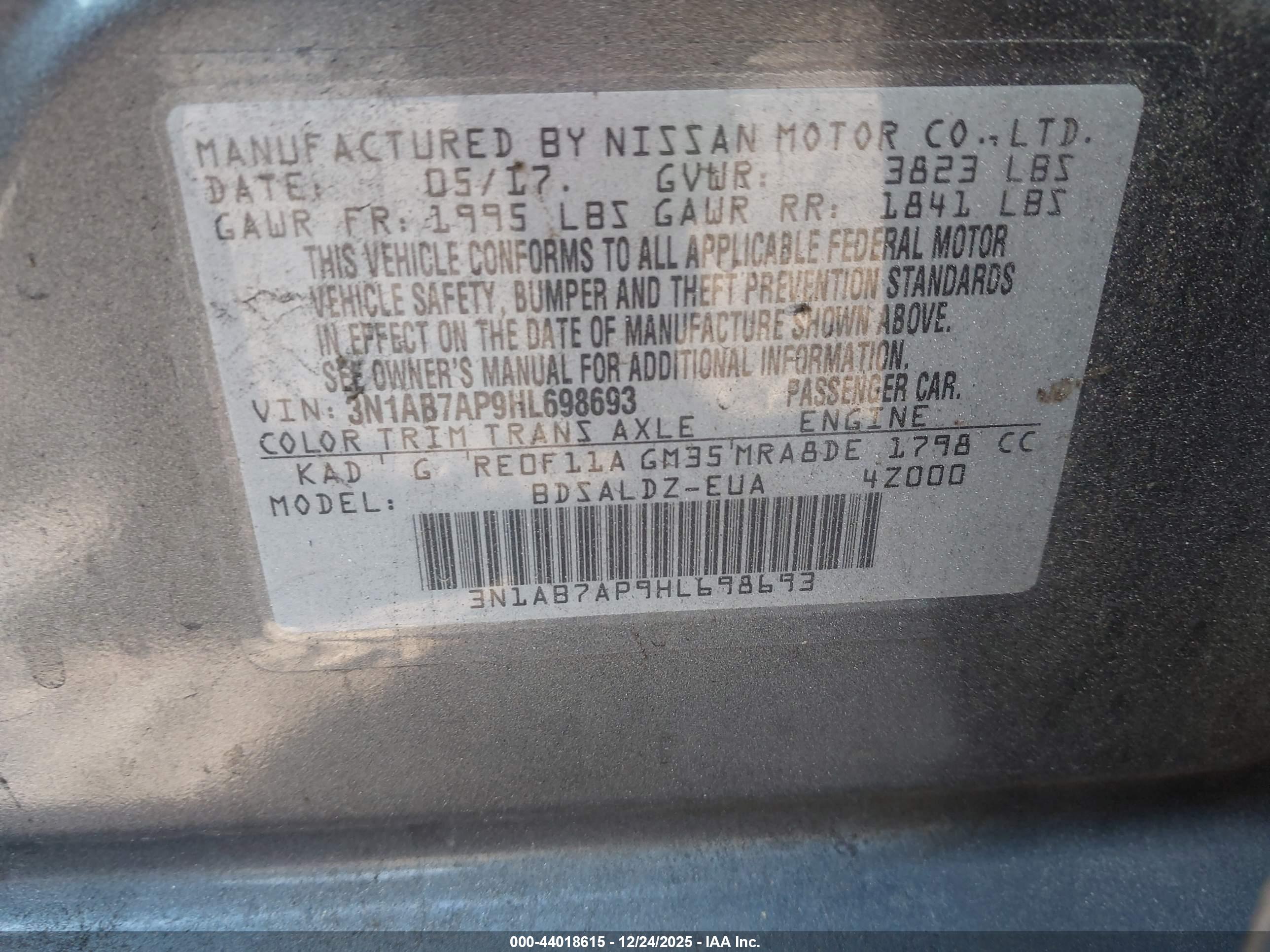 NISSAN SENTRA image 9