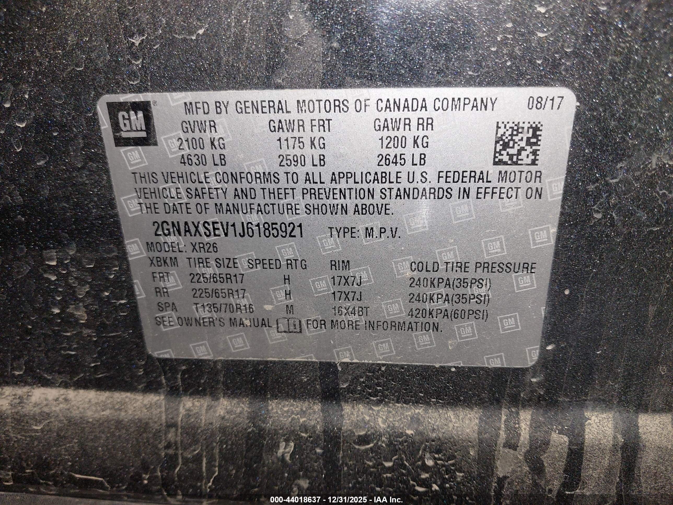 CHEVROLET EQUINOX image 9