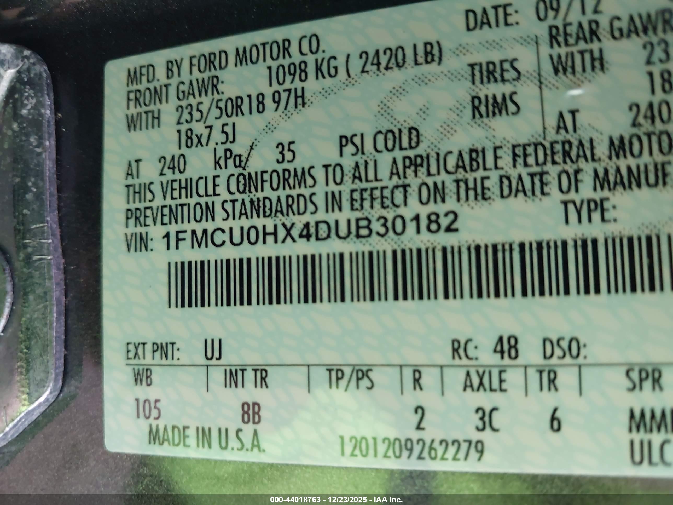 FORD ESCAPE image 9