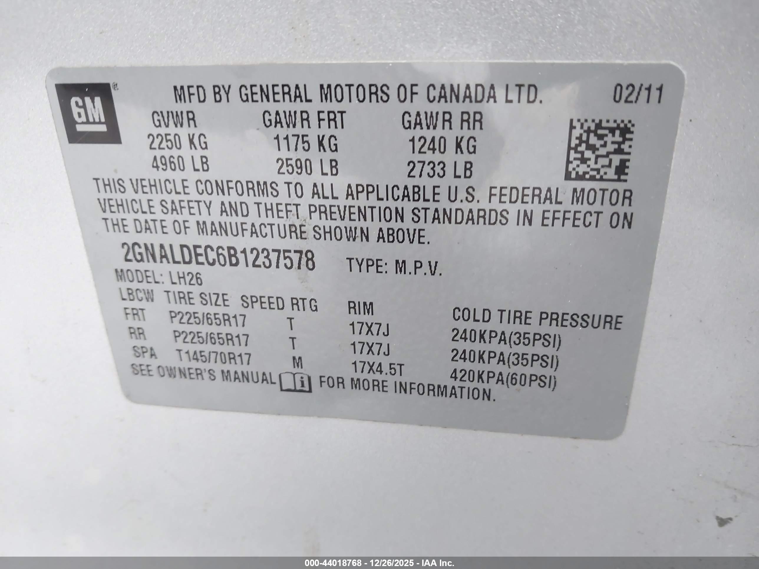 CHEVROLET EQUINOX image 9