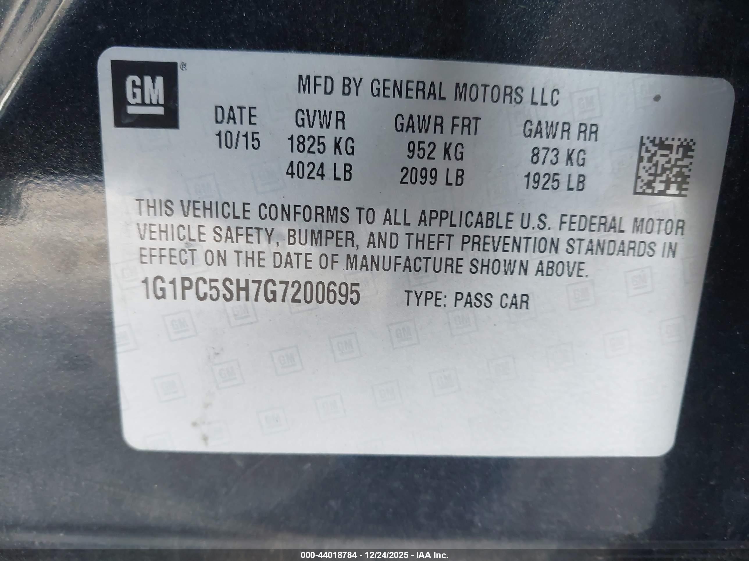 CHEVROLET CRUZE image 9