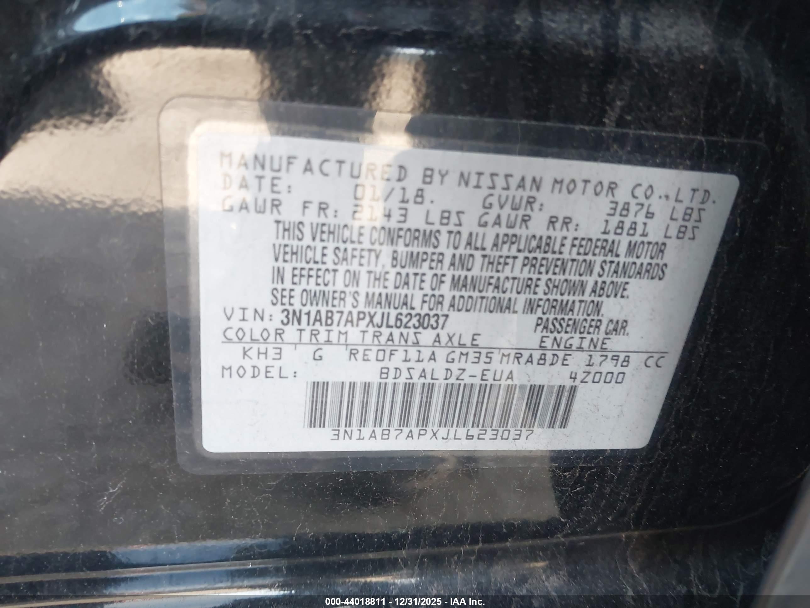 NISSAN SENTRA image 9