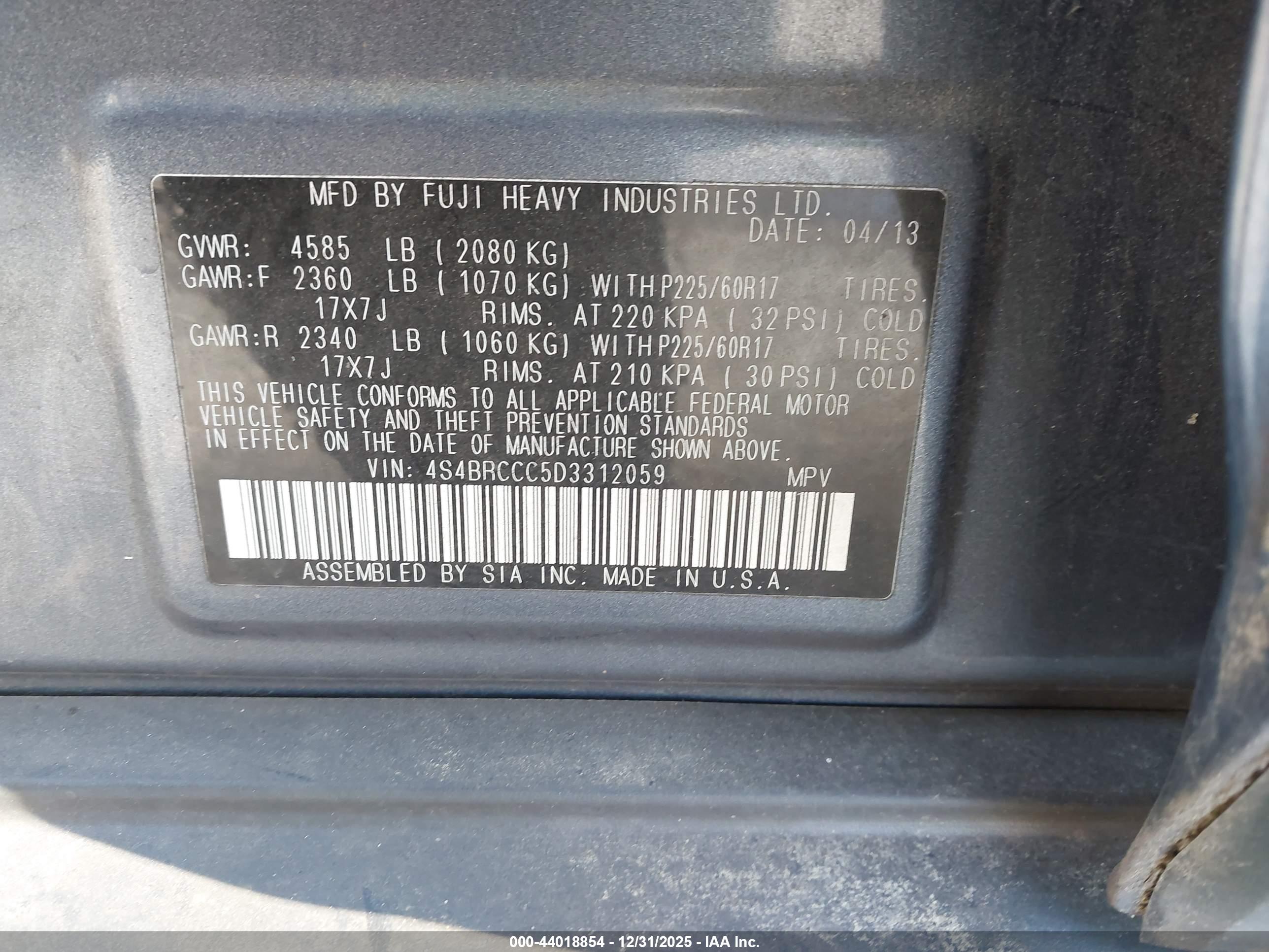 SUBARU OUTBACK image 9