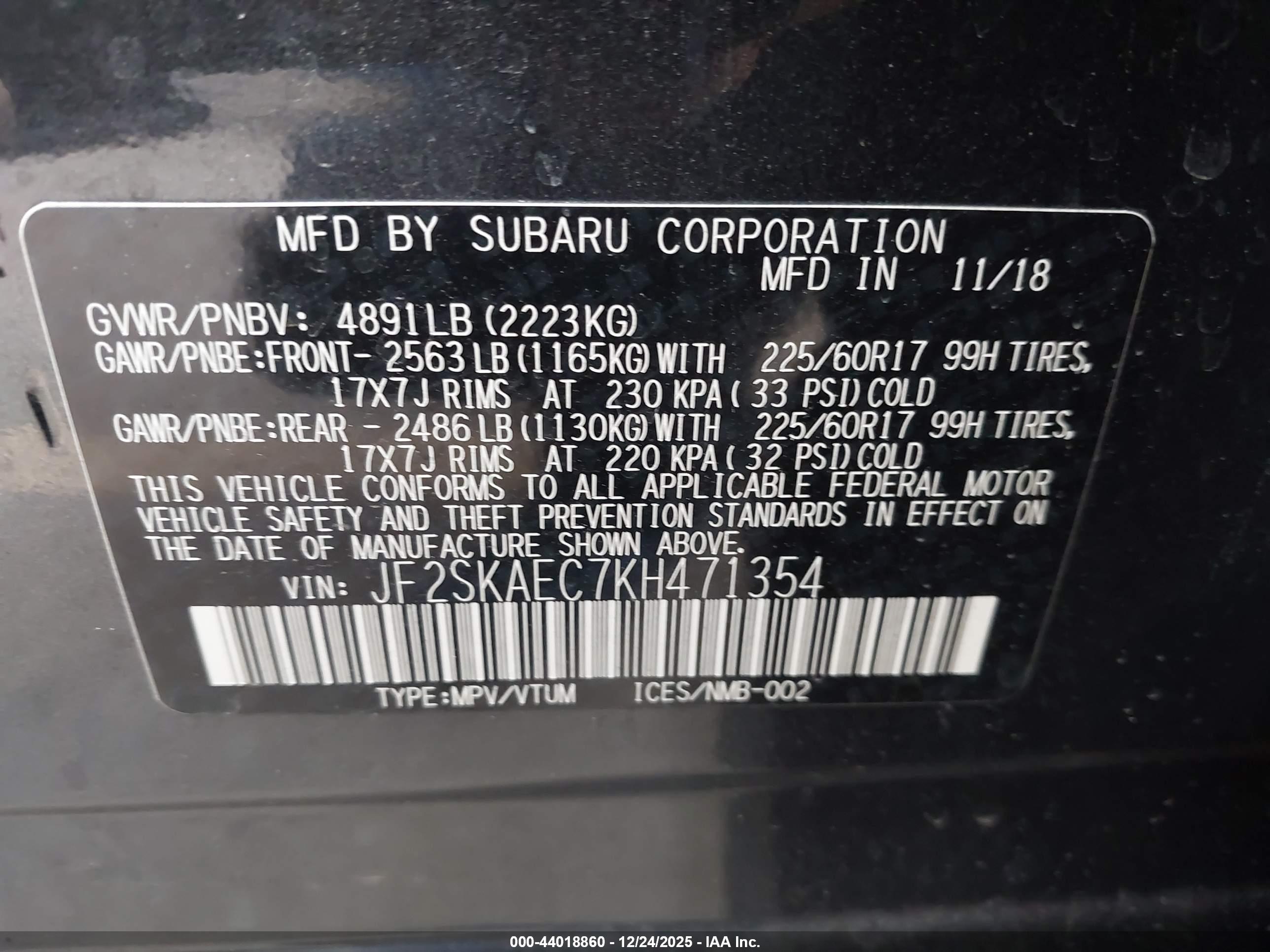 SUBARU FORESTER image 9