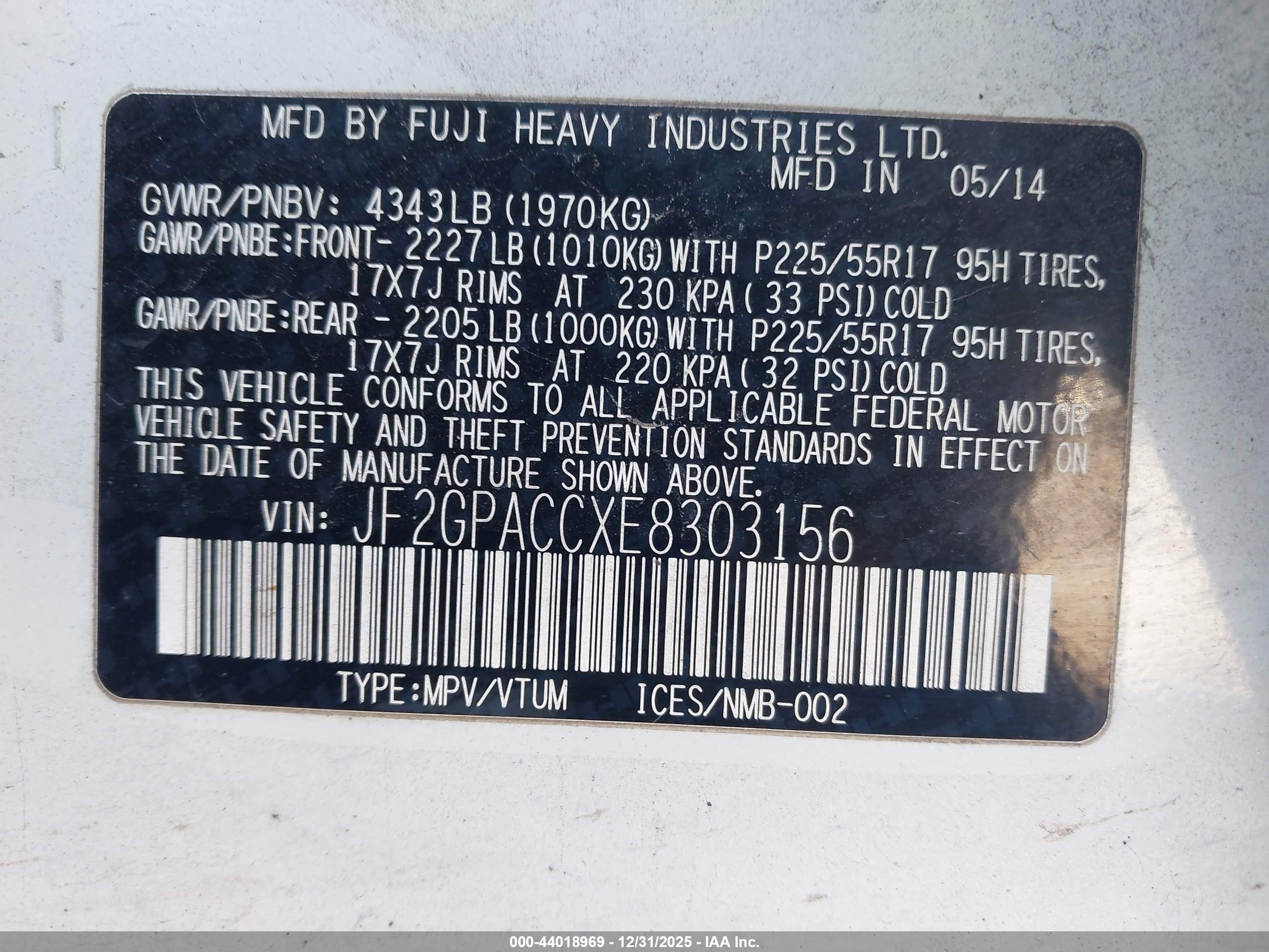 SUBARU XV image 9
