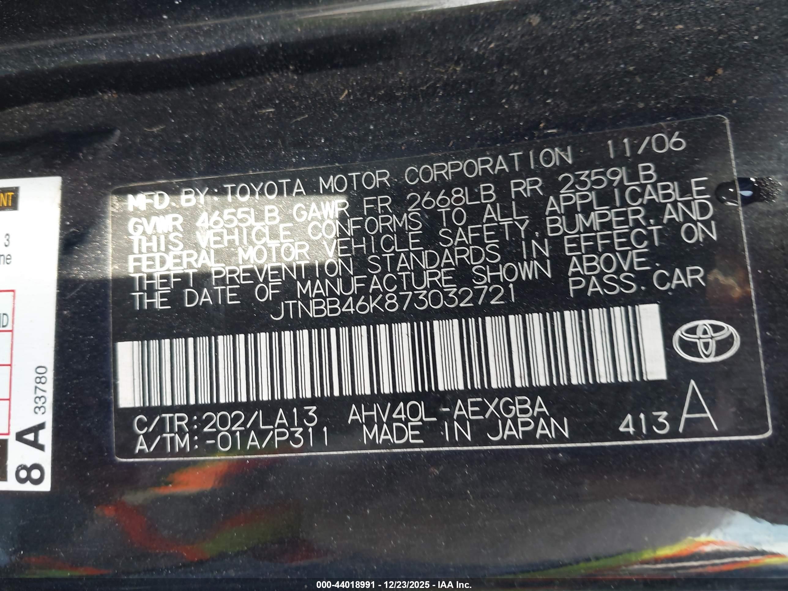 TOYOTA CAMRY image 9