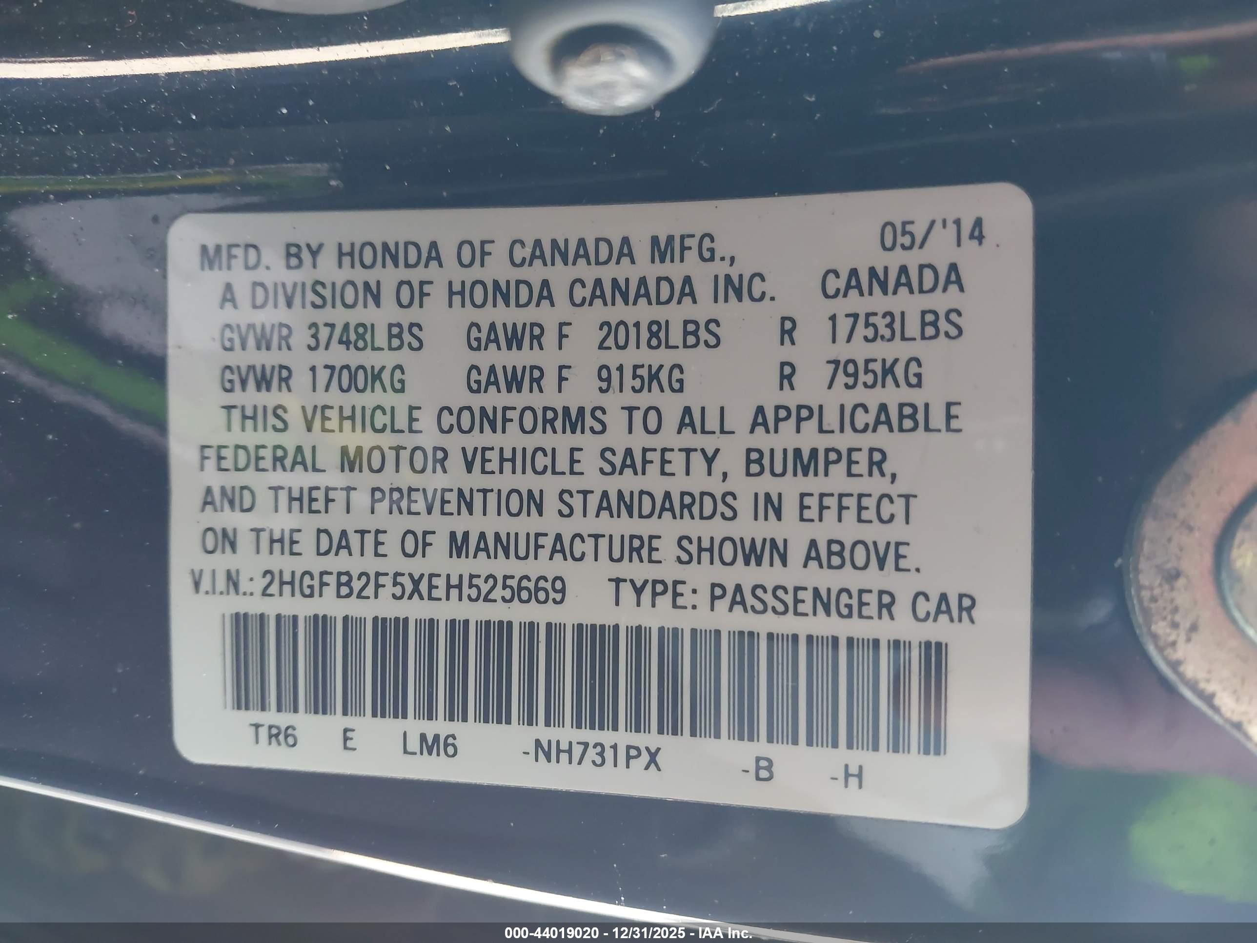 HONDA CIVIC image 9