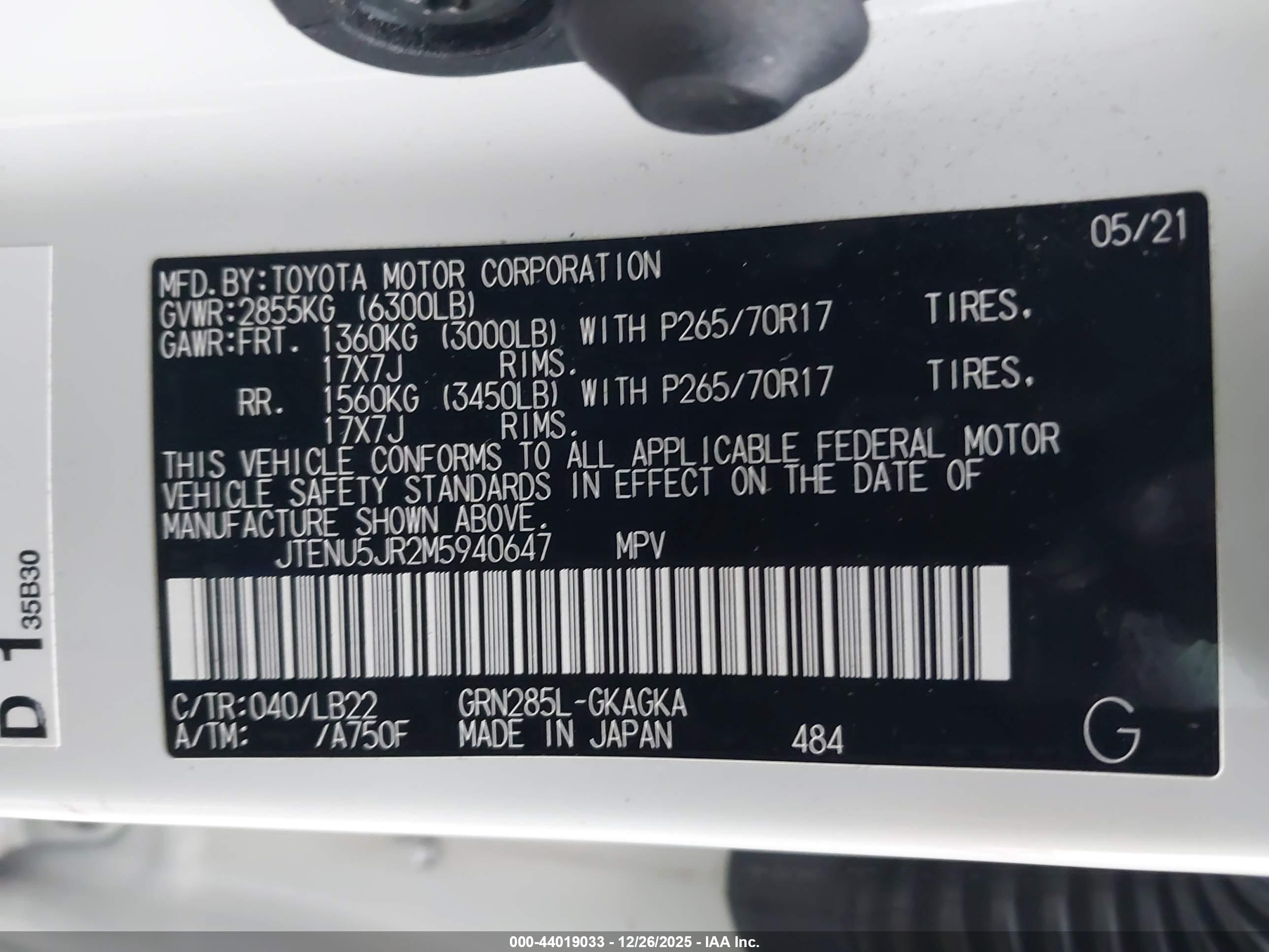 TOYOTA 4RUNNER image 9