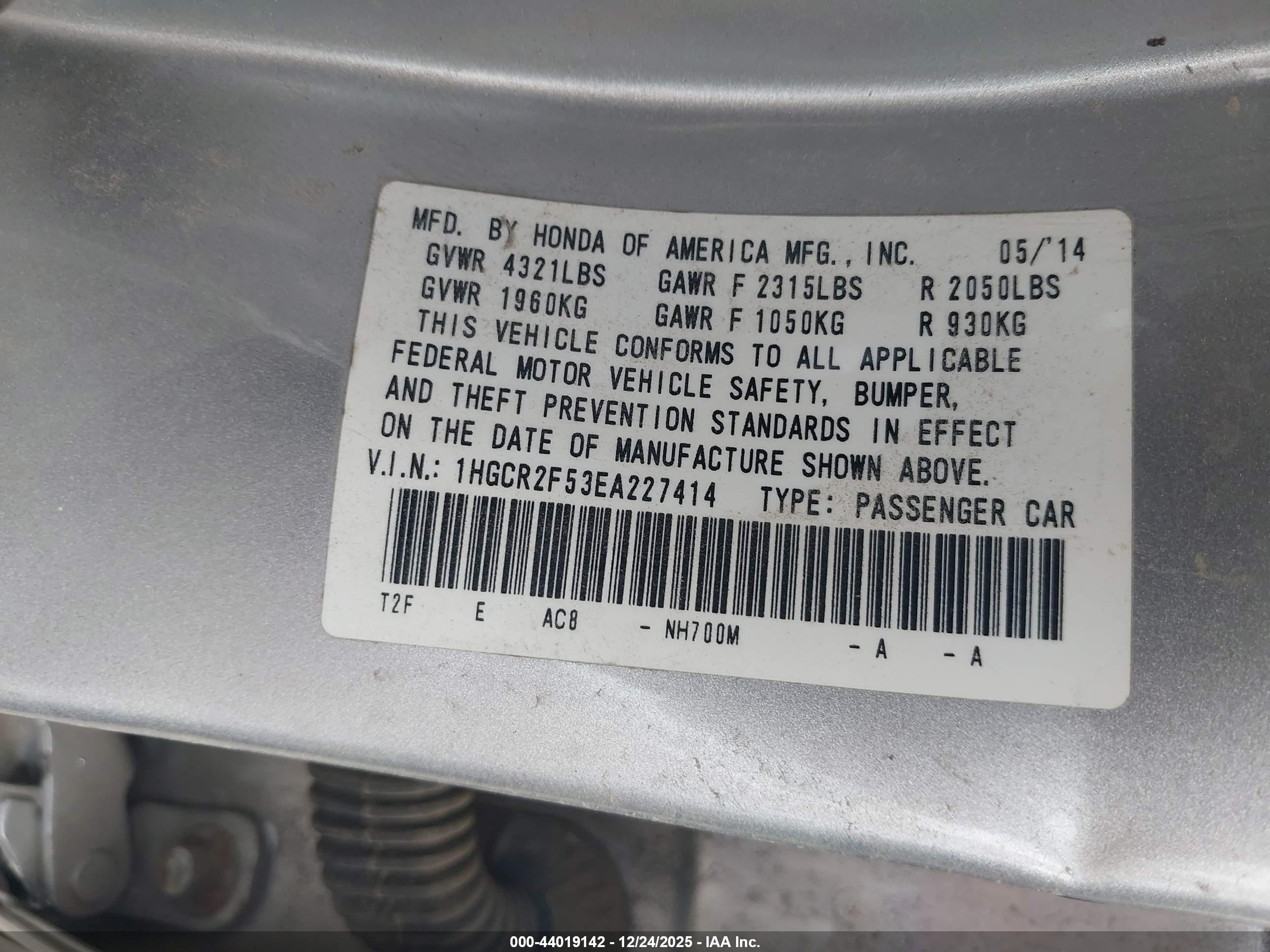 HONDA ACCORD image 9