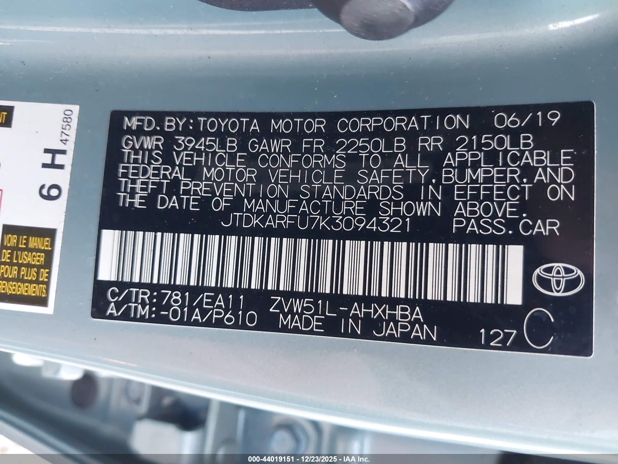 TOYOTA PRIUS image 9