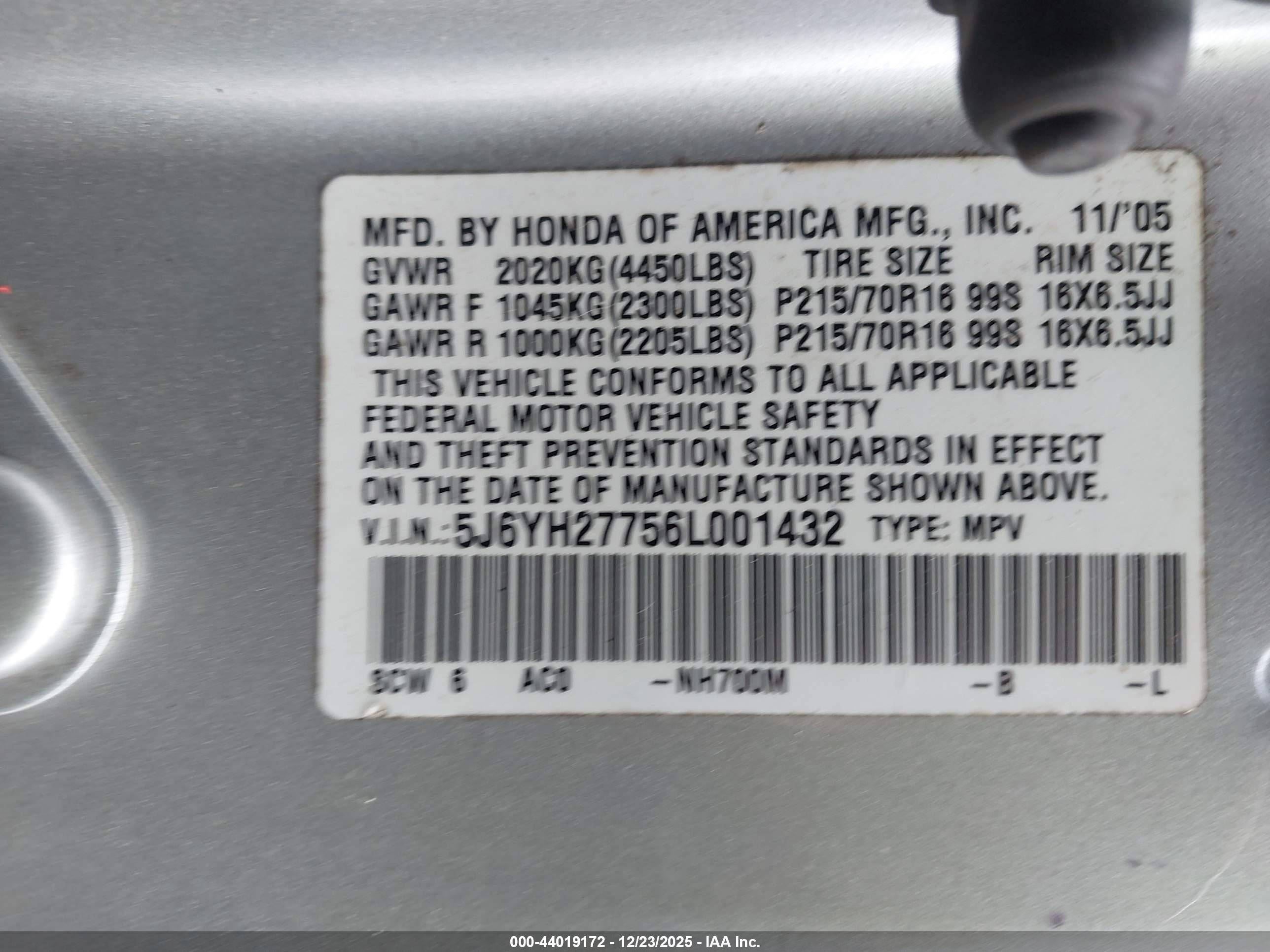 HONDA ELEMENT image 9