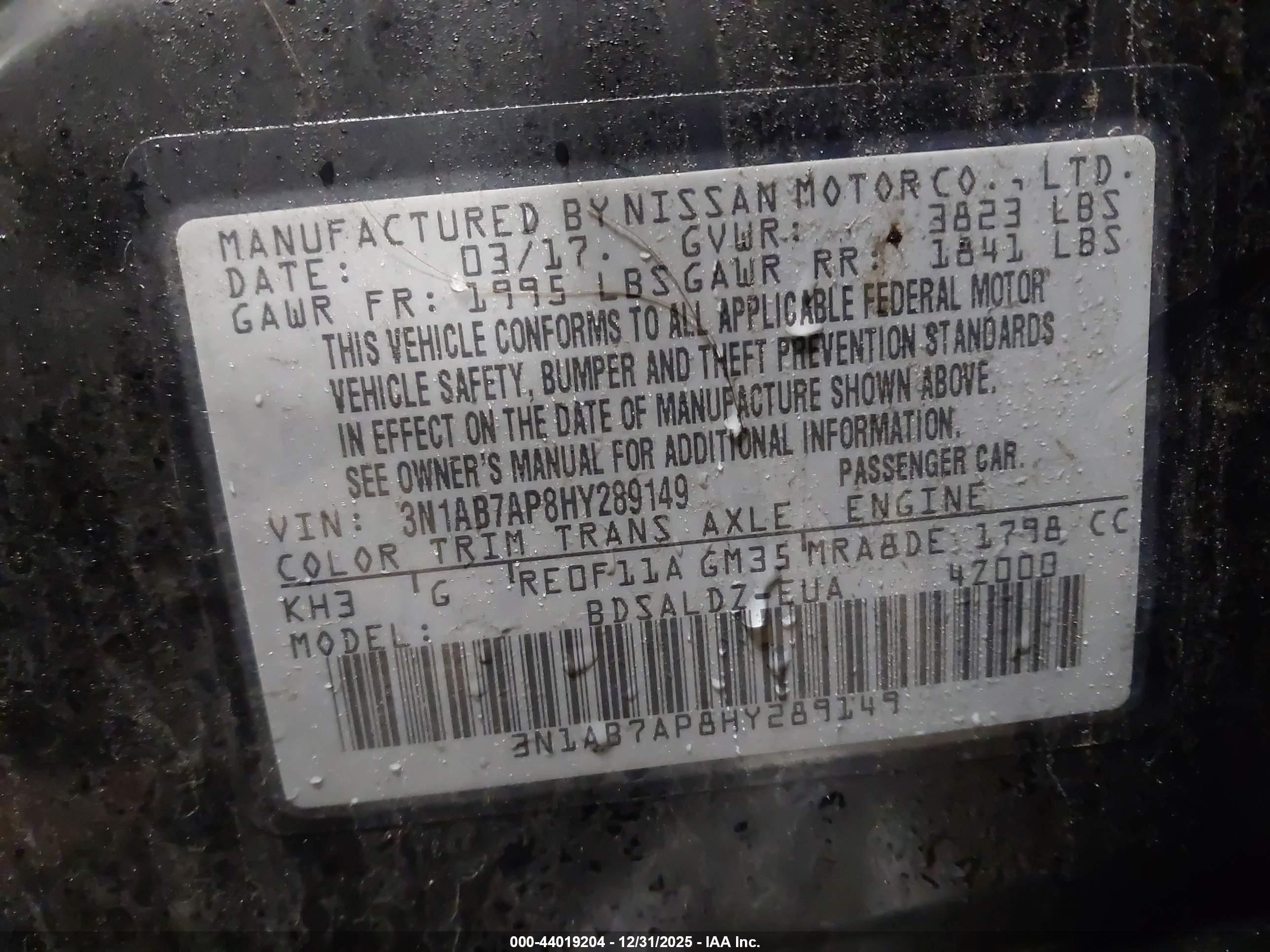 NISSAN SENTRA image 9