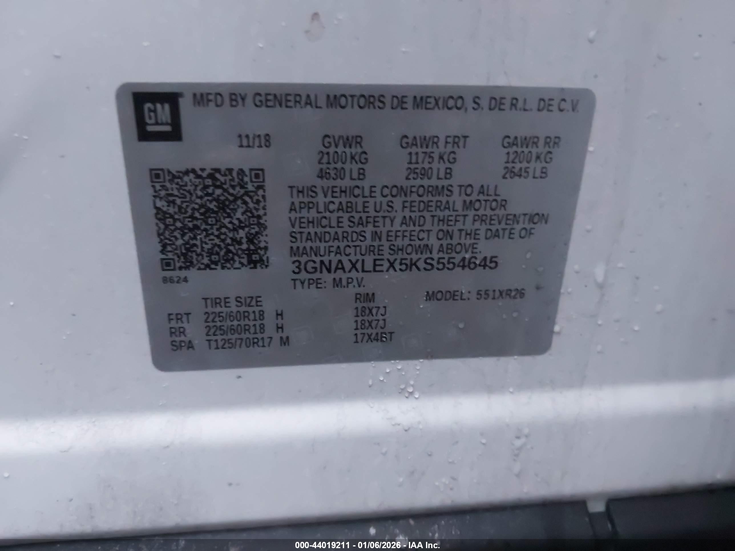 CHEVROLET EQUINOX image 9