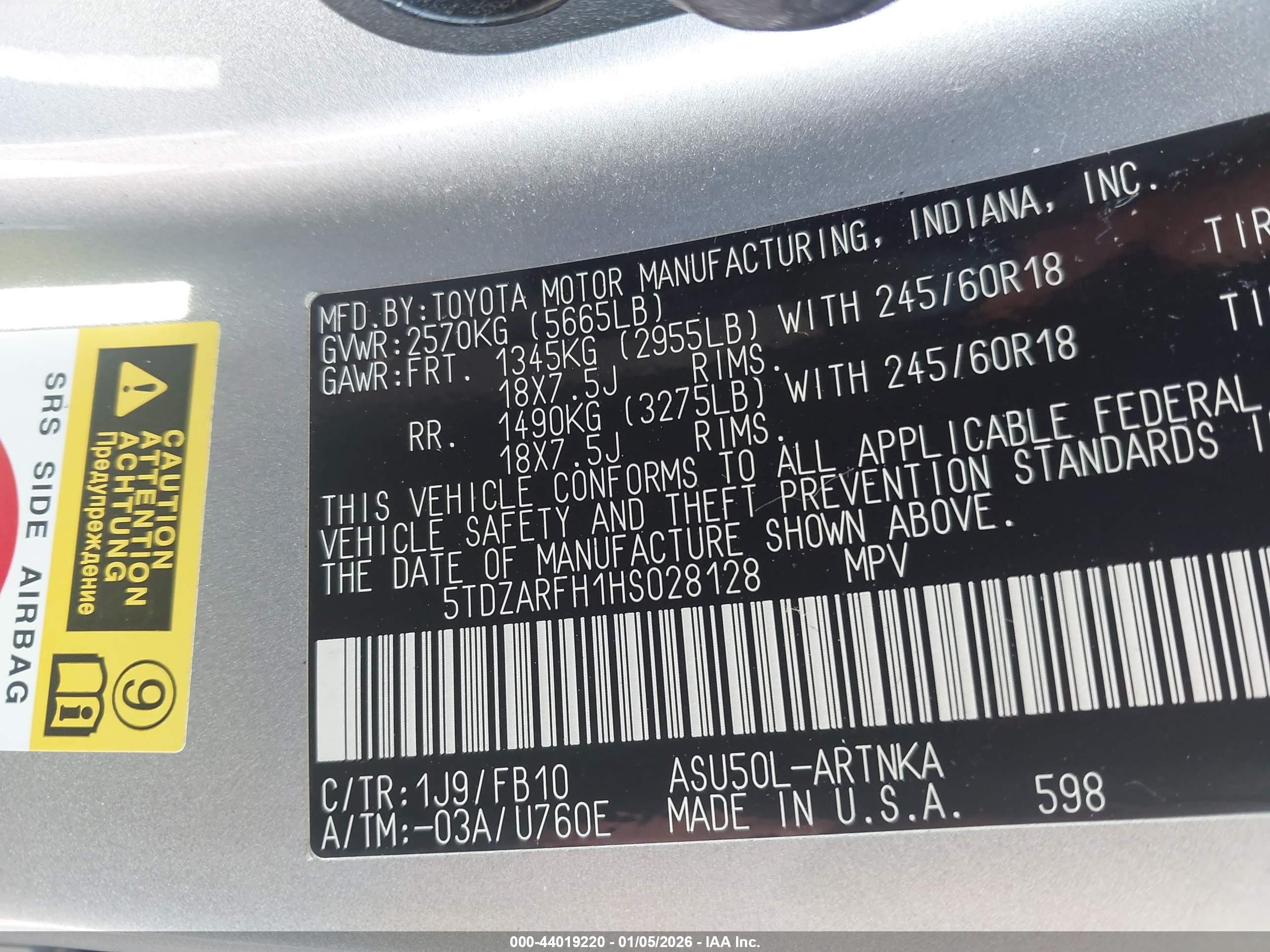 TOYOTA HIGHLANDER image 9