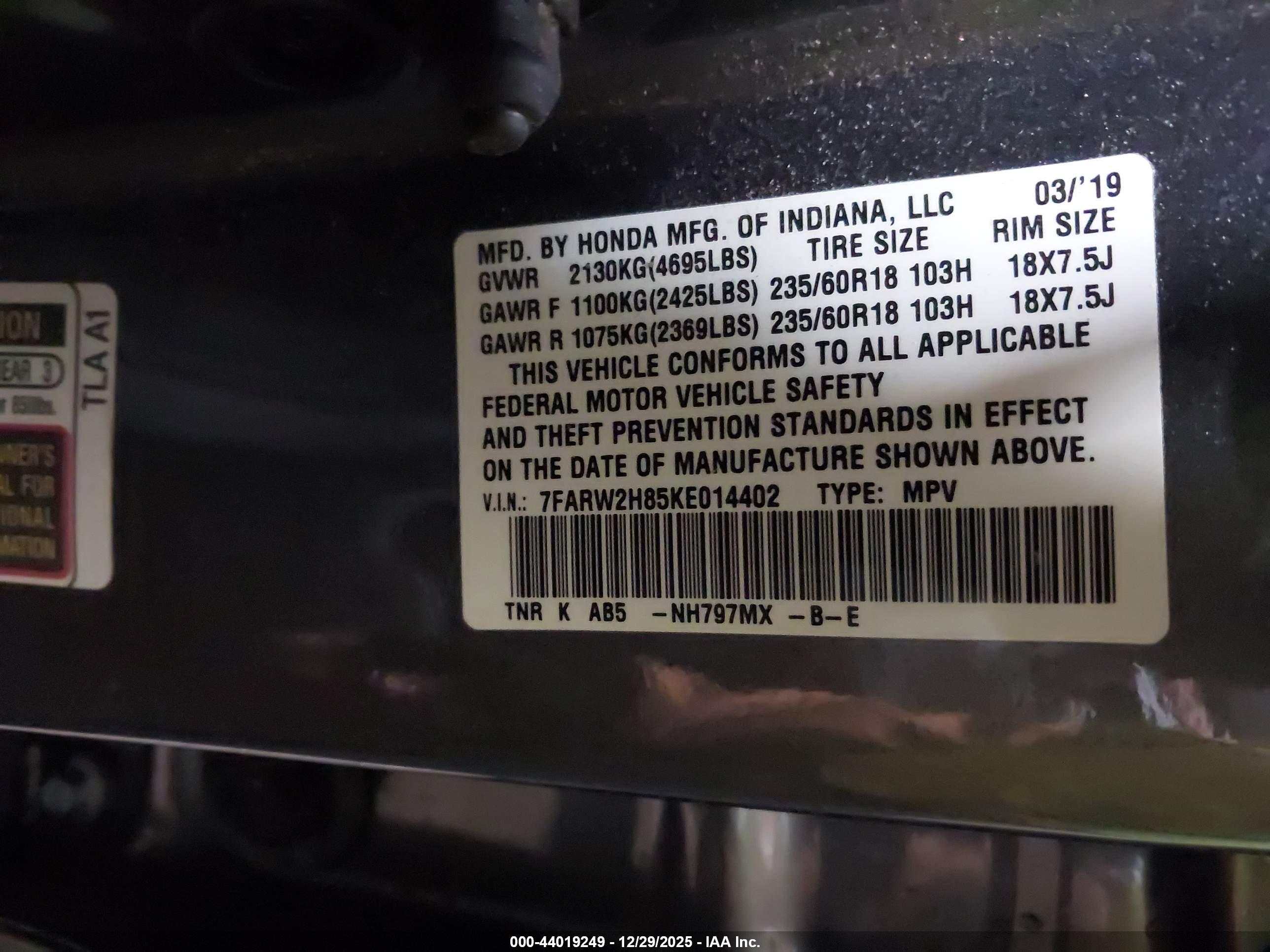 HONDA CR-V image 9