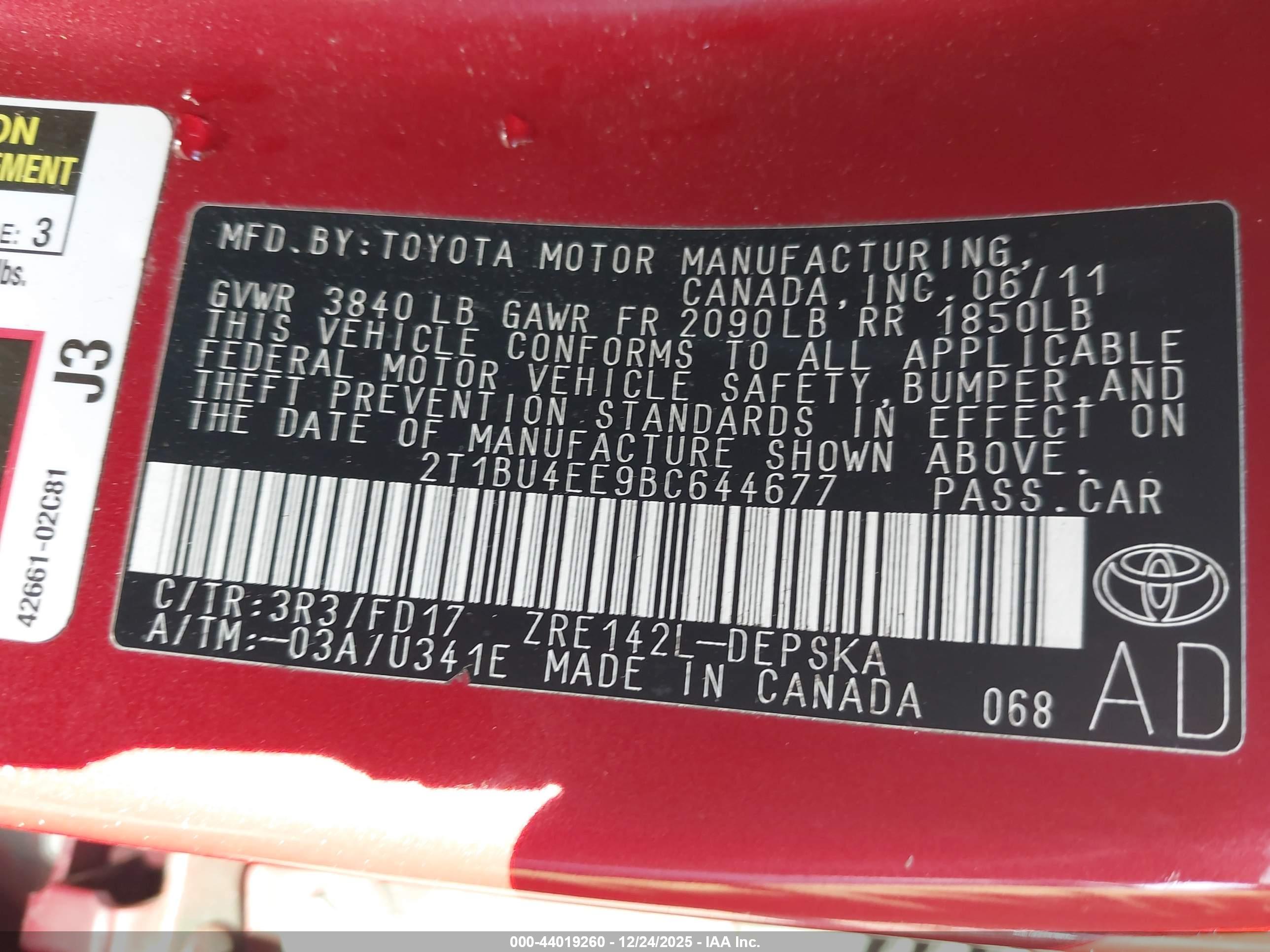 TOYOTA COROLLA image 9