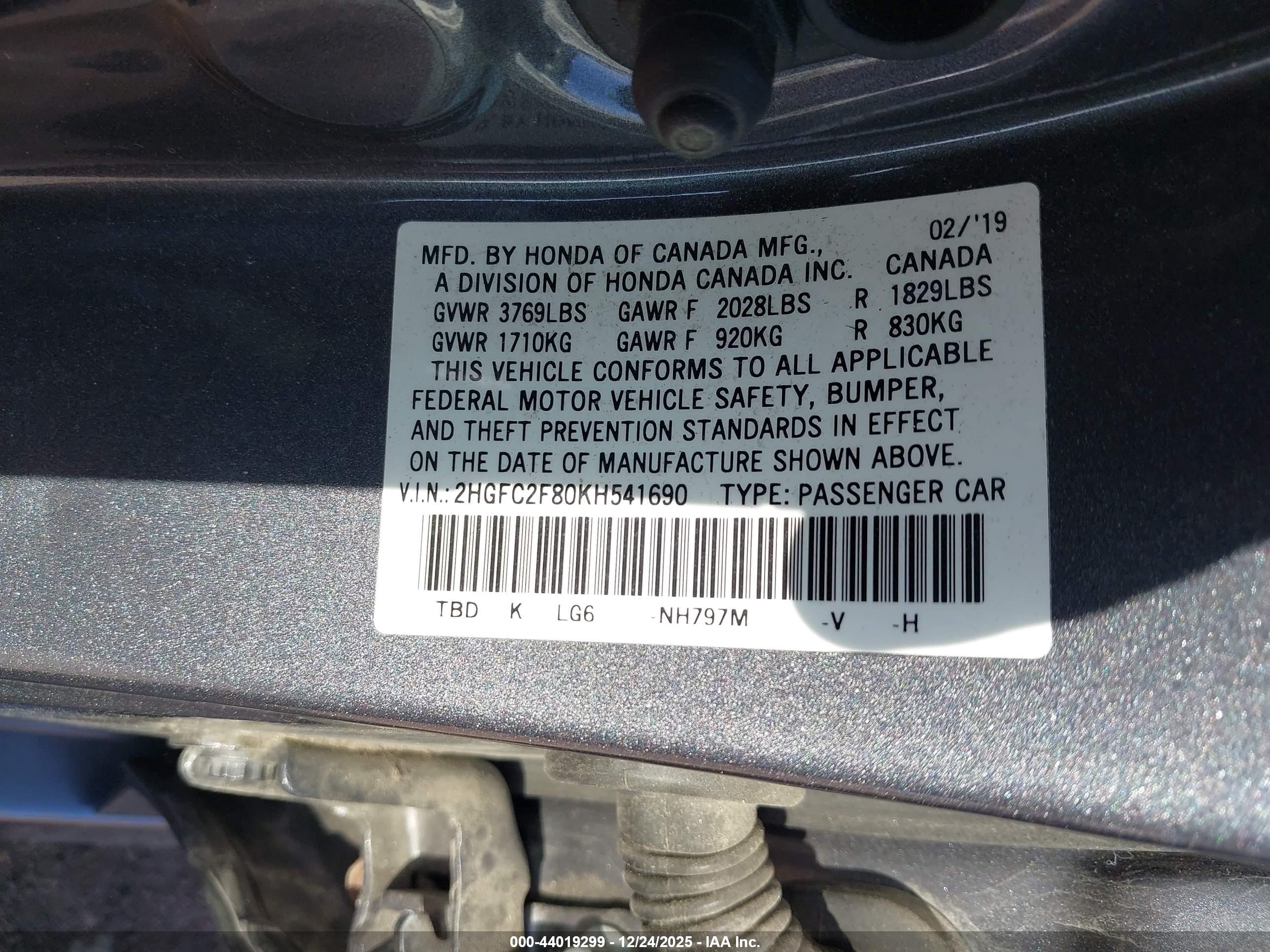HONDA CIVIC image 9