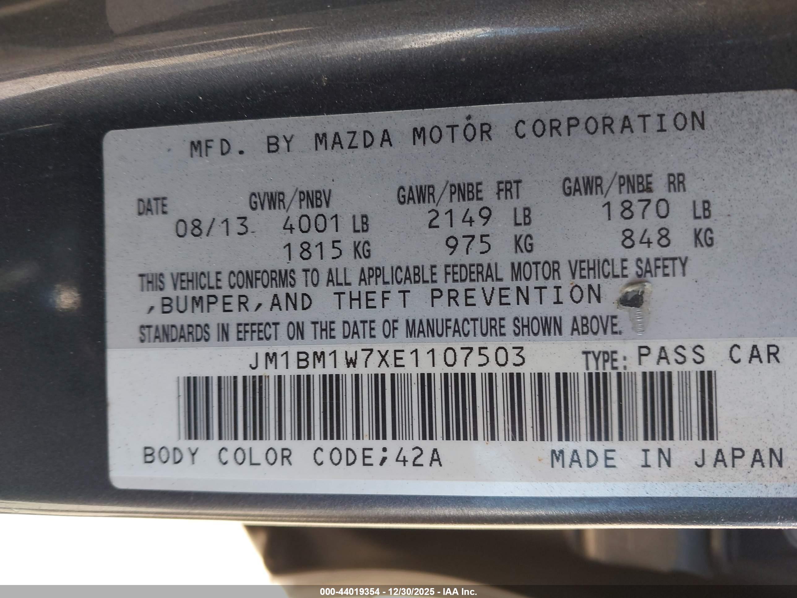 MAZDA MAZDA3 image 9
