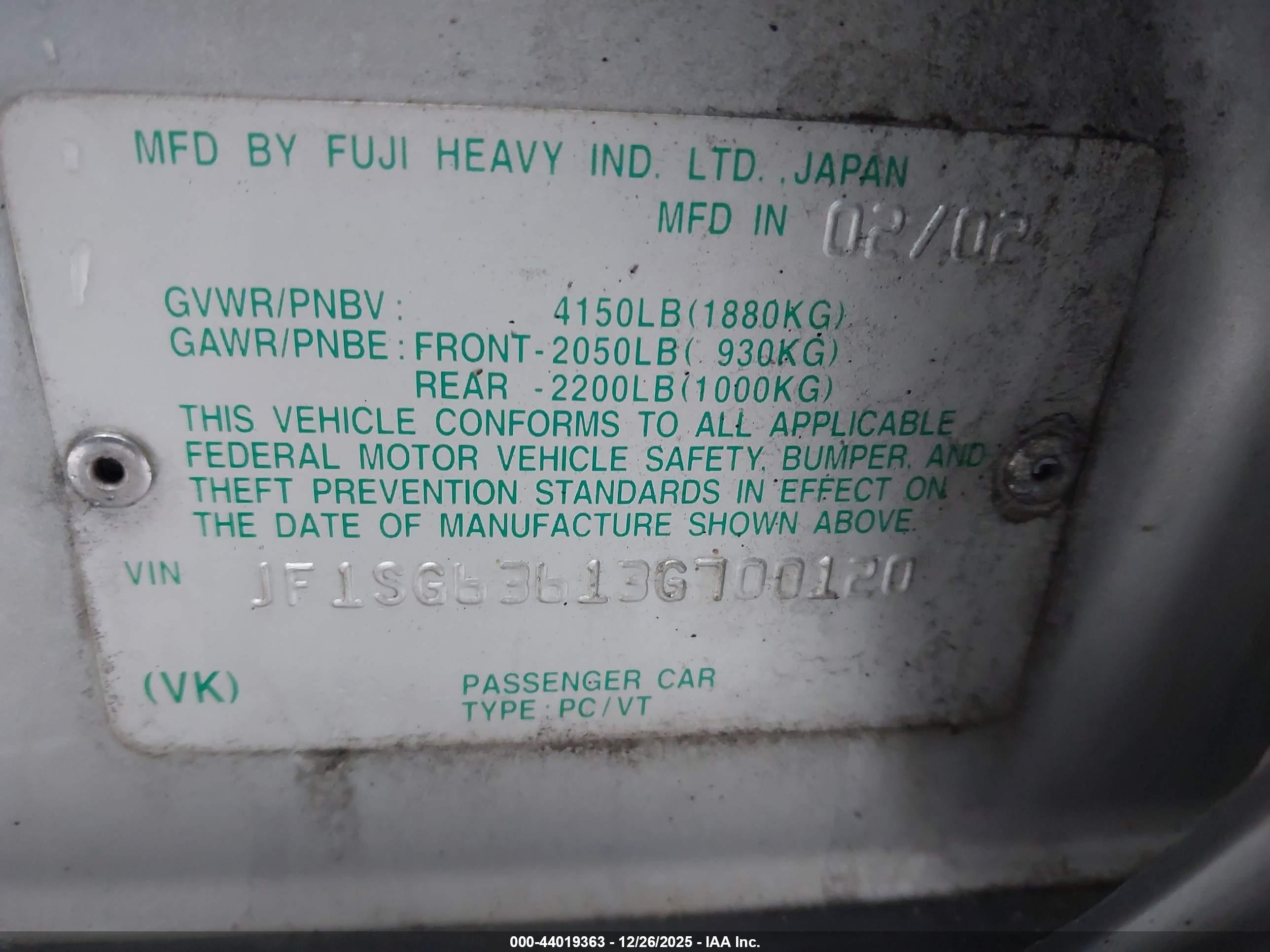 SUBARU FORESTER image 9