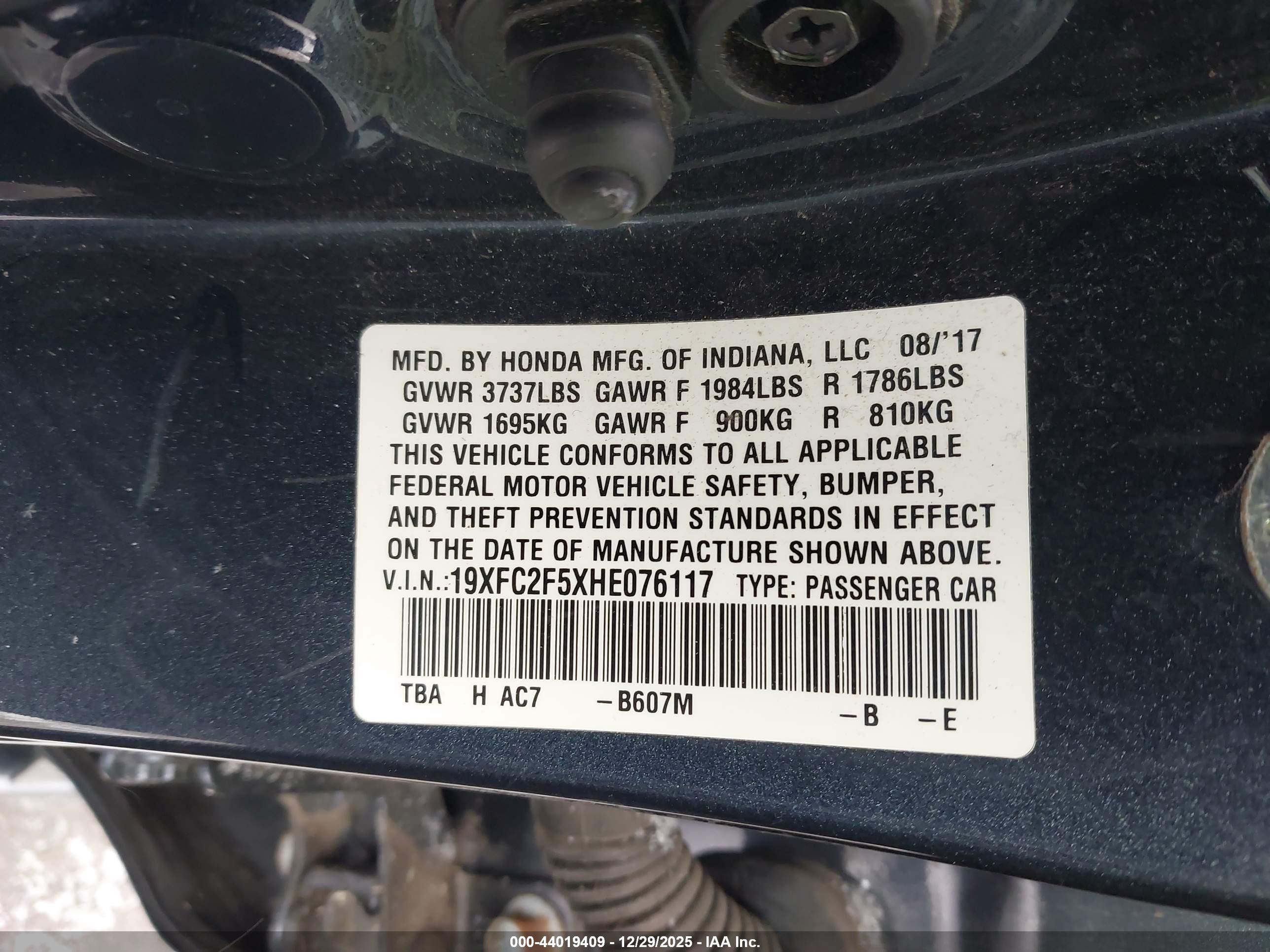 HONDA CIVIC image 9