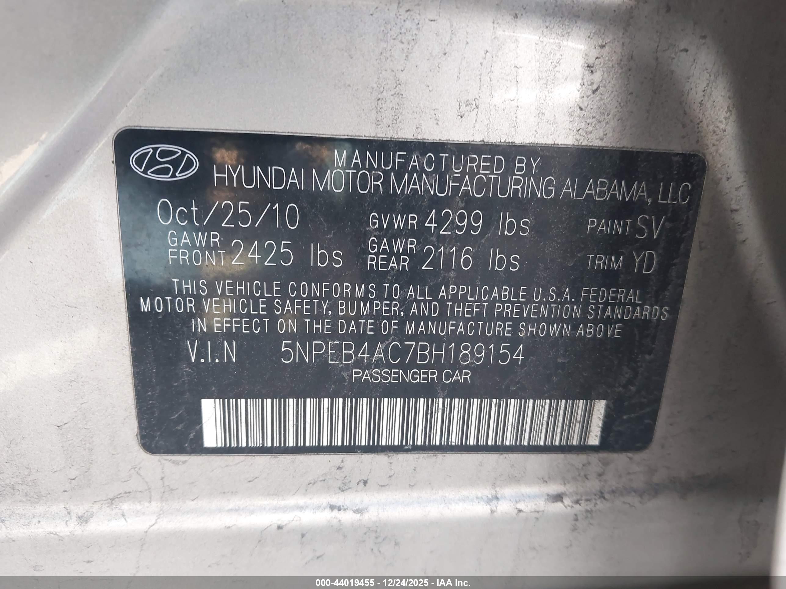 HYUNDAI SONATA image 9