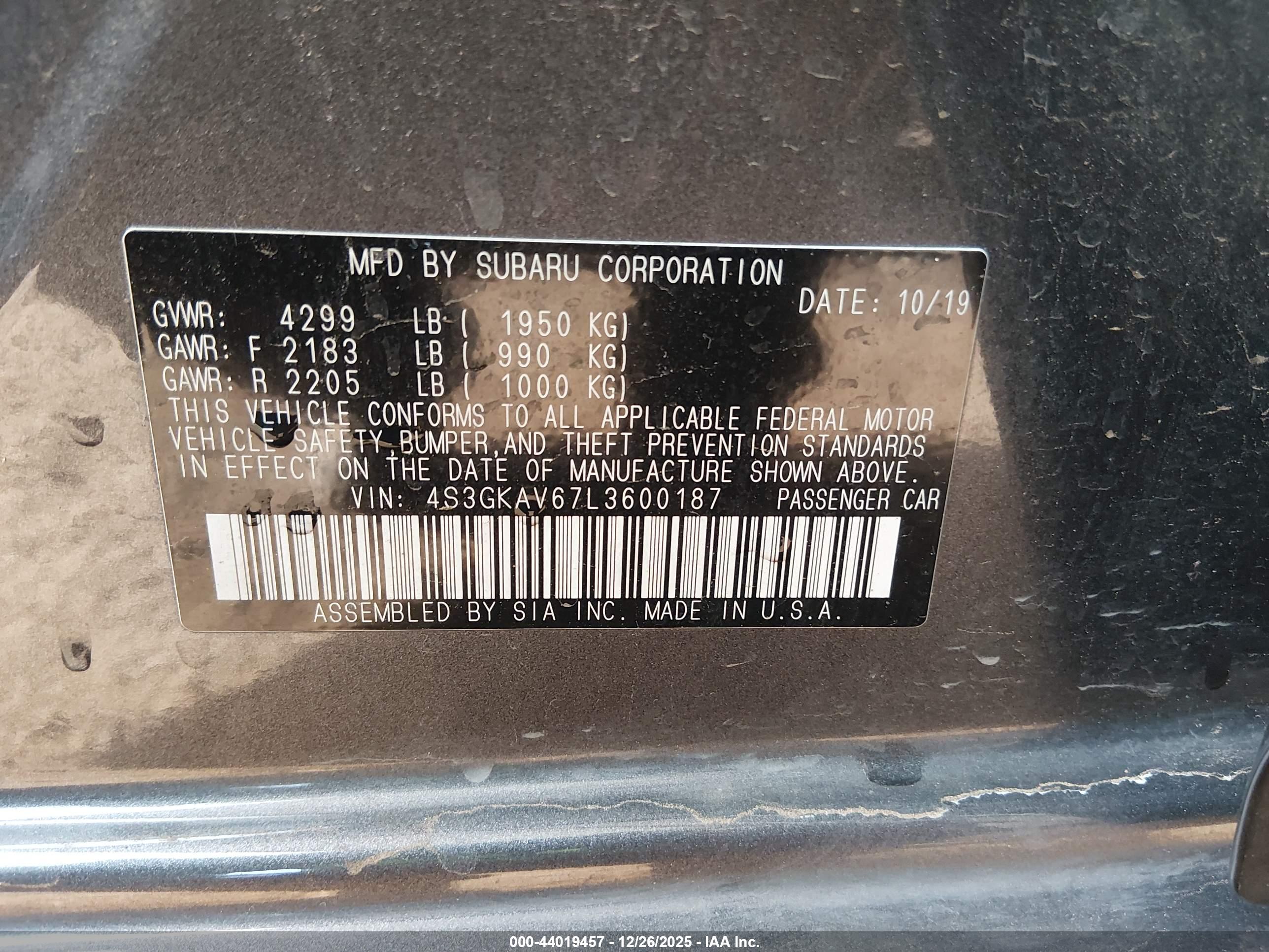 SUBARU IMPREZA image 9