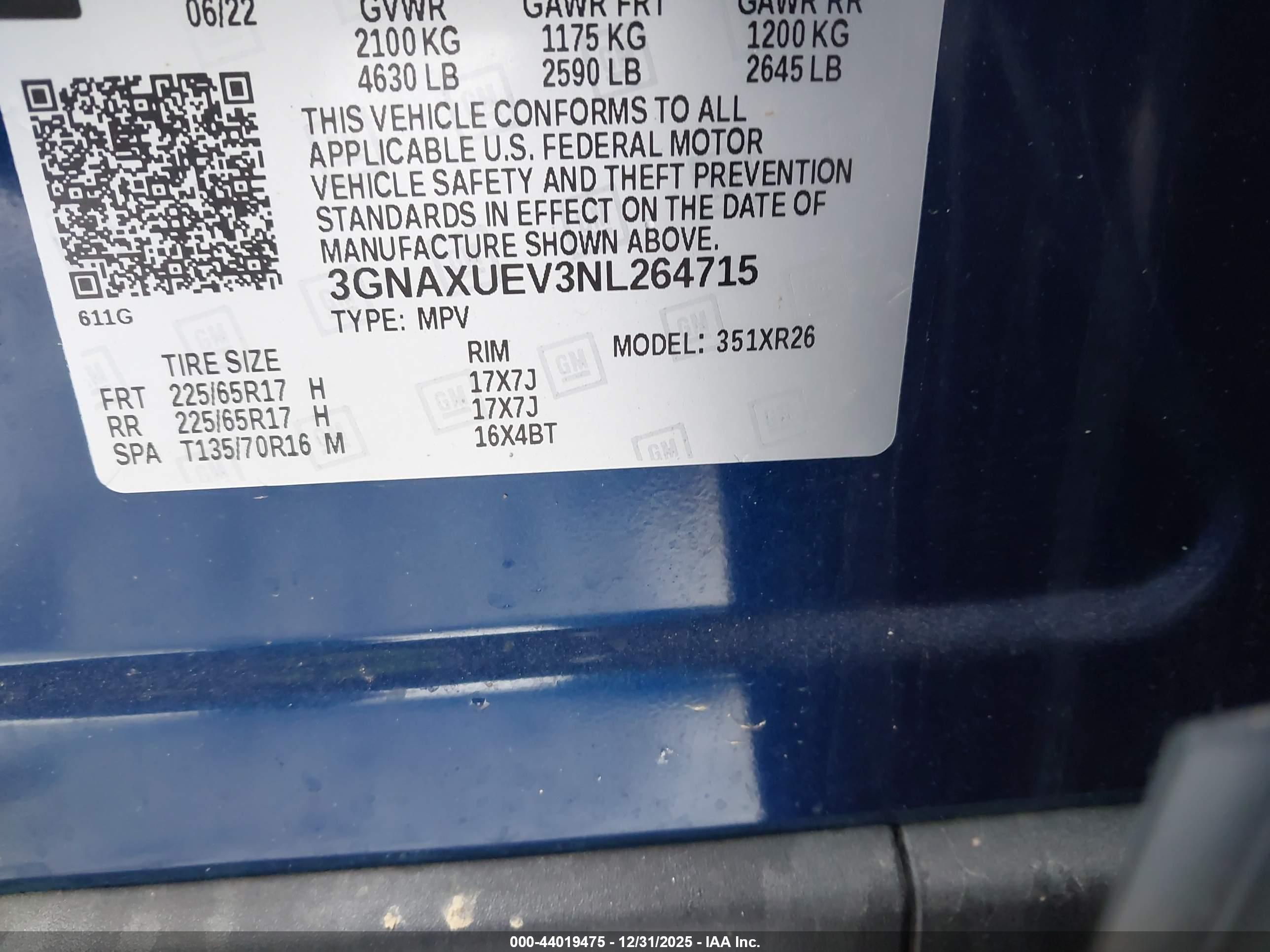 CHEVROLET EQUINOX image 9