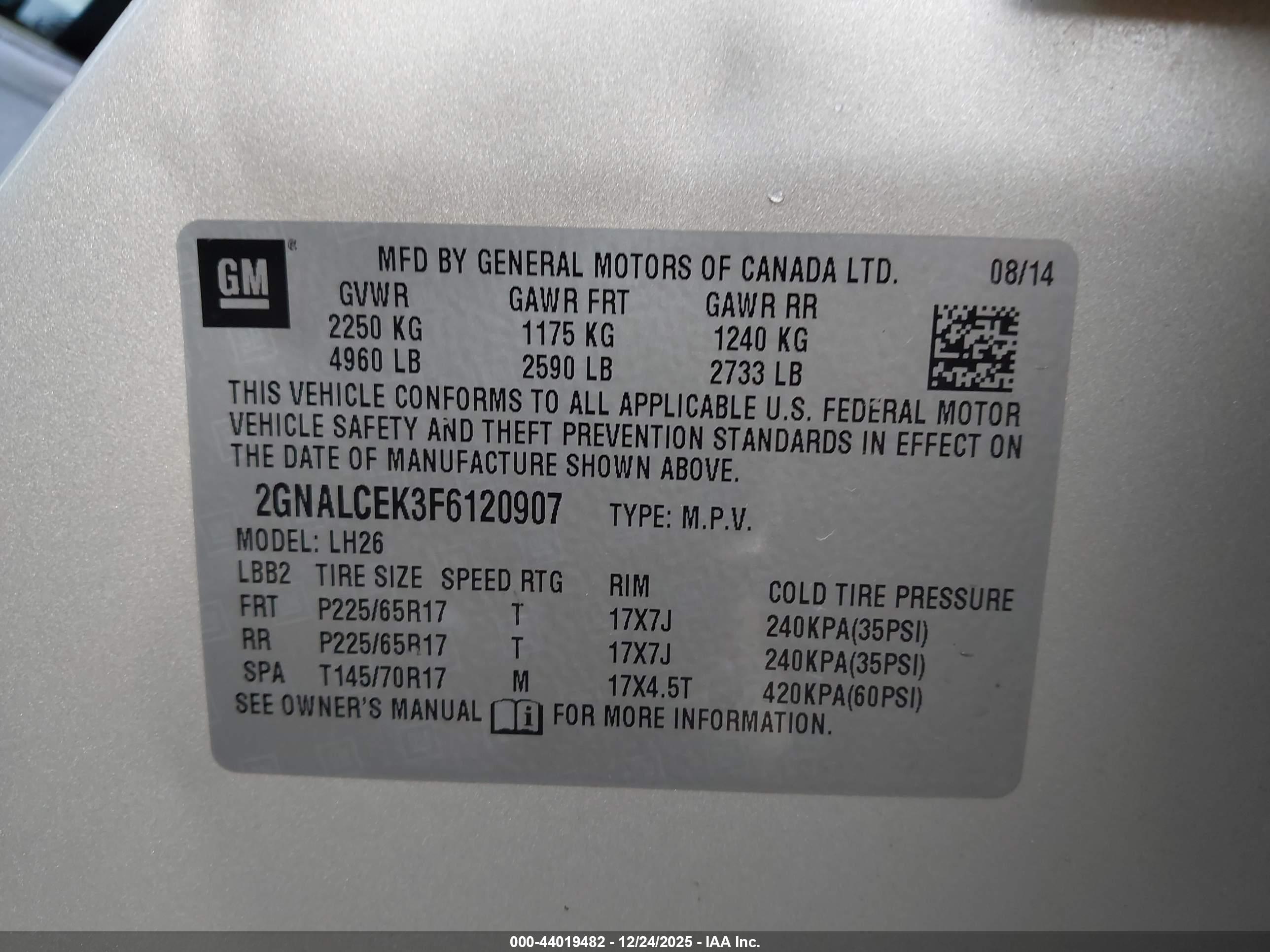 CHEVROLET EQUINOX image 9