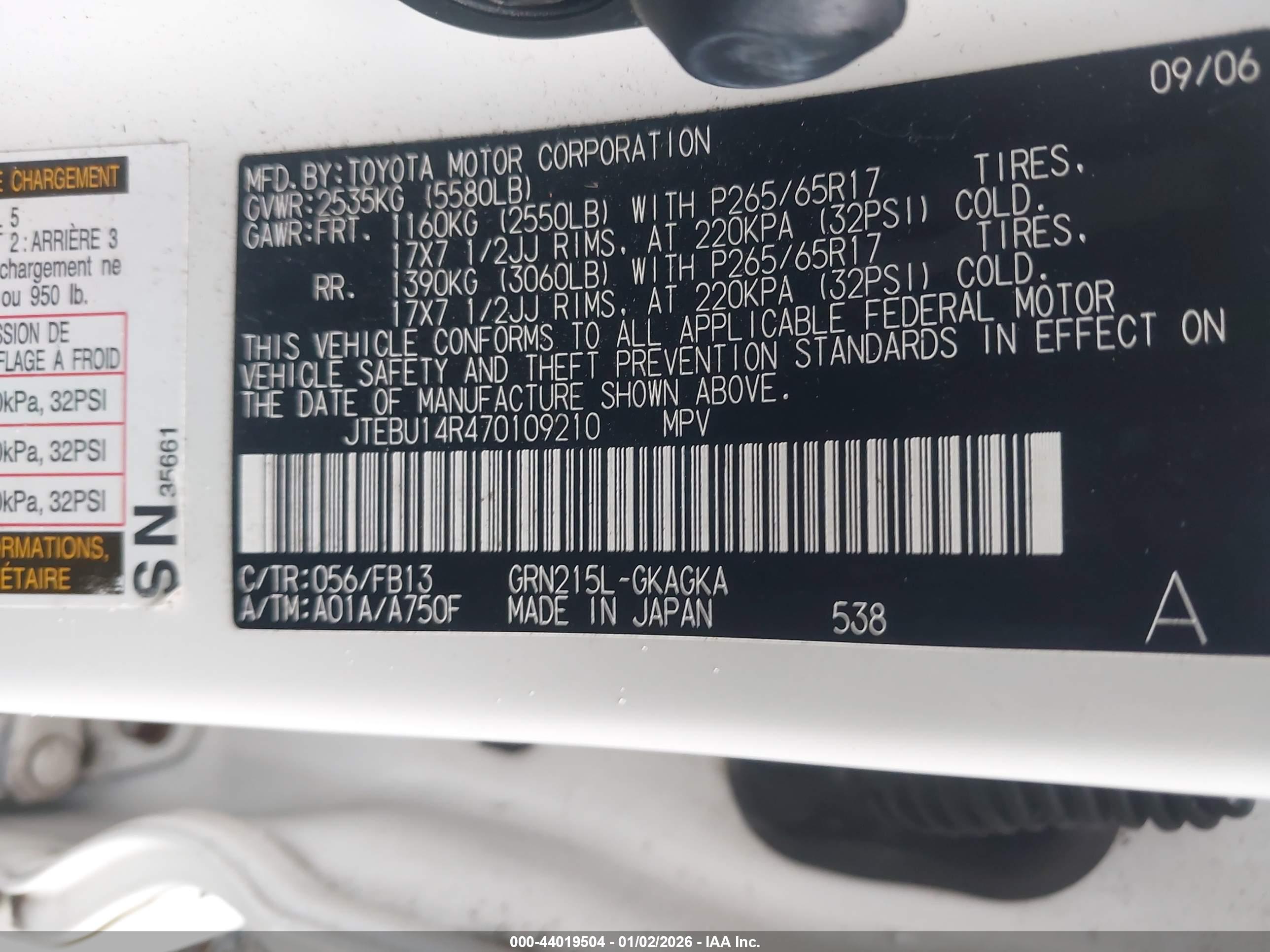 TOYOTA 4RUNNER image 9