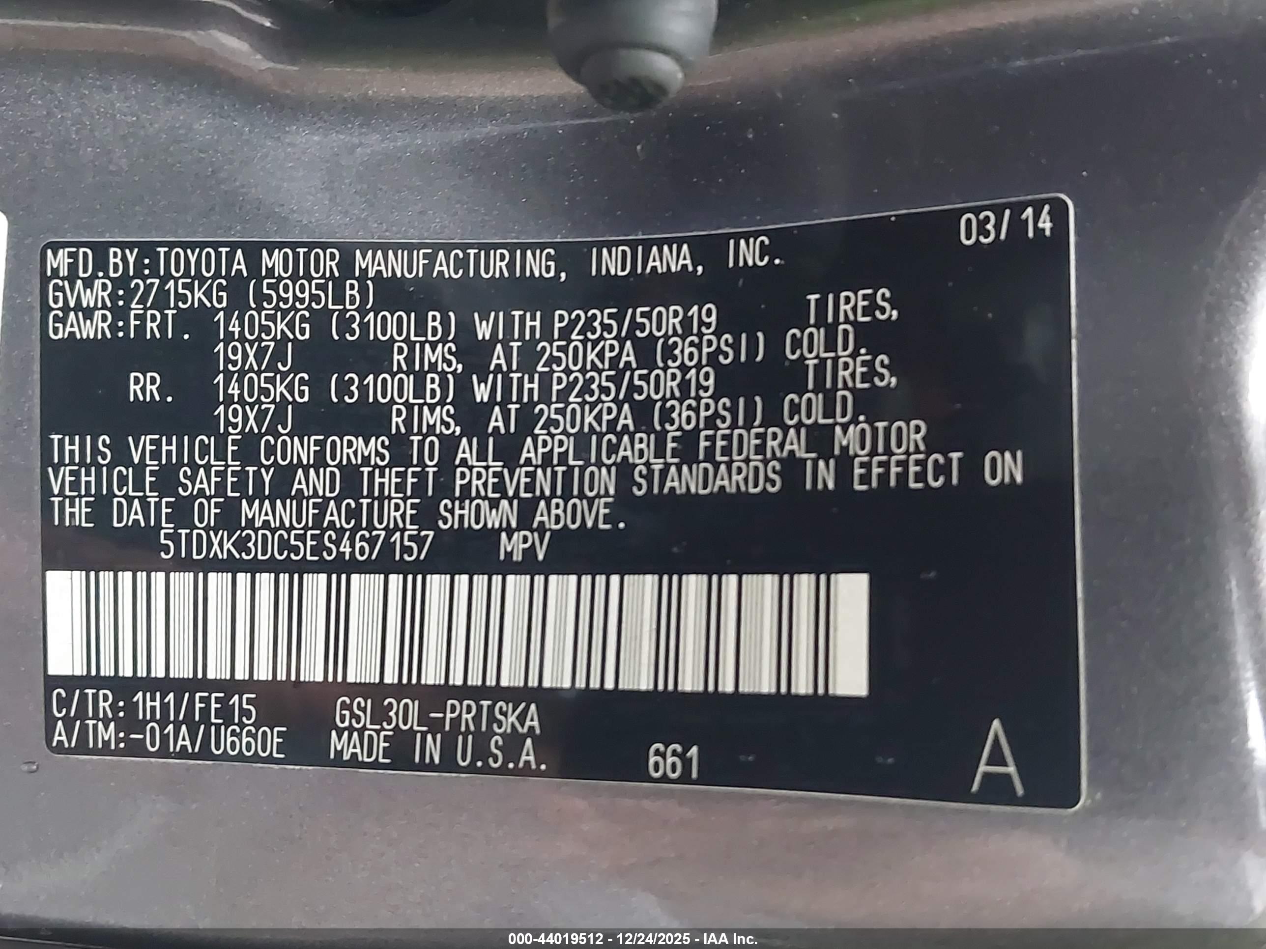 TOYOTA SIENNA image 9