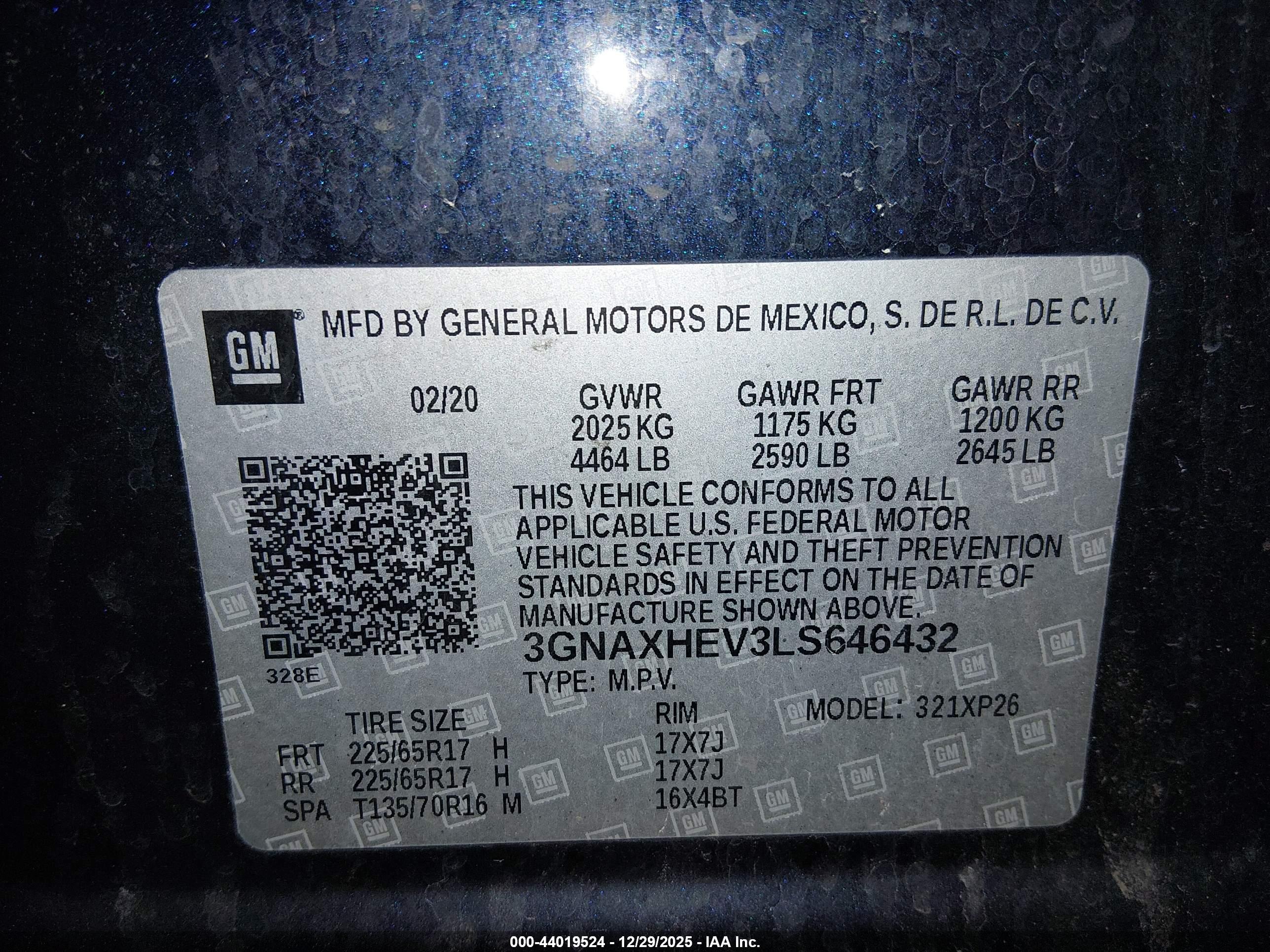 CHEVROLET EQUINOX image 9