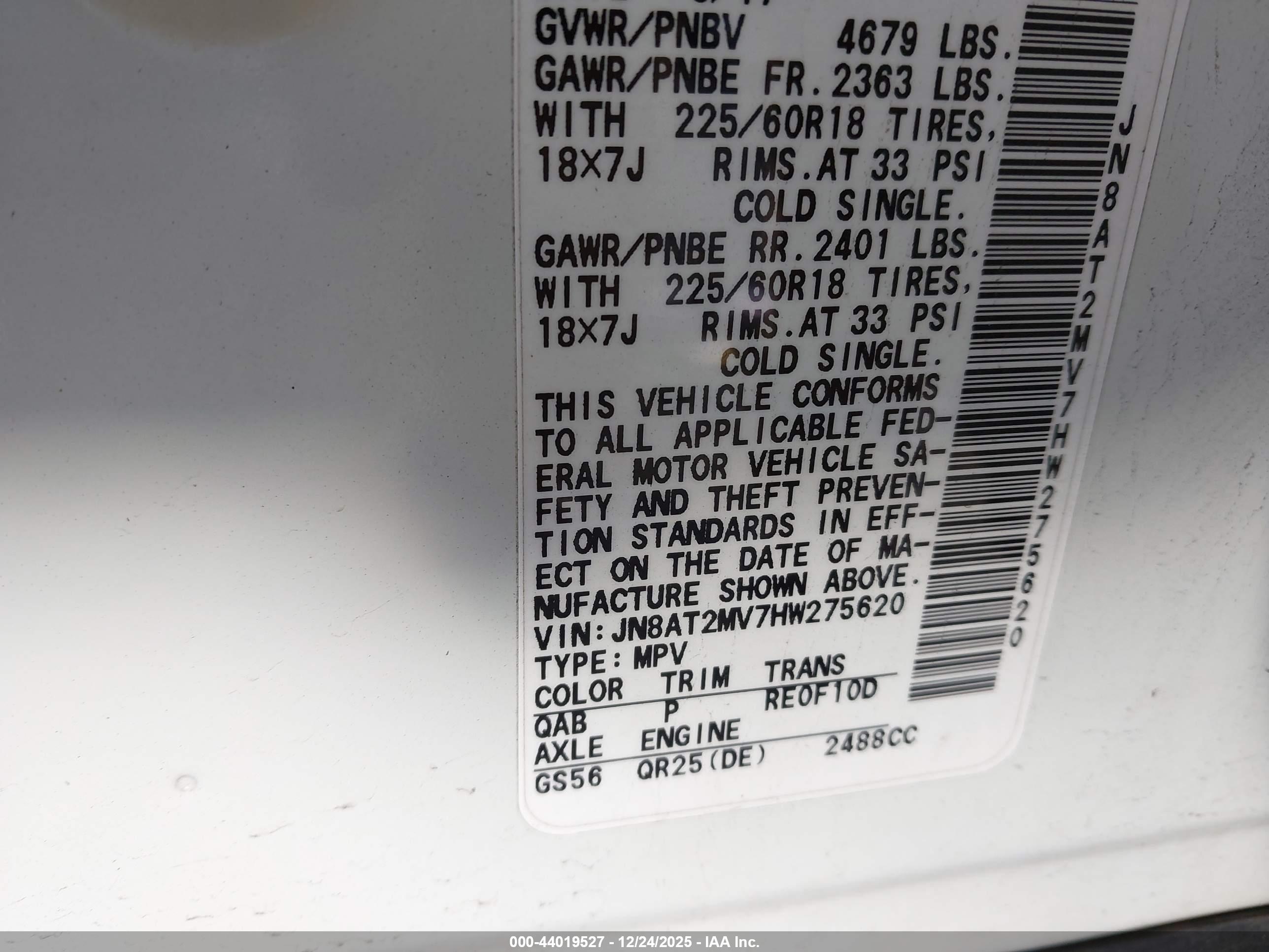 NISSAN ROGUE image 9