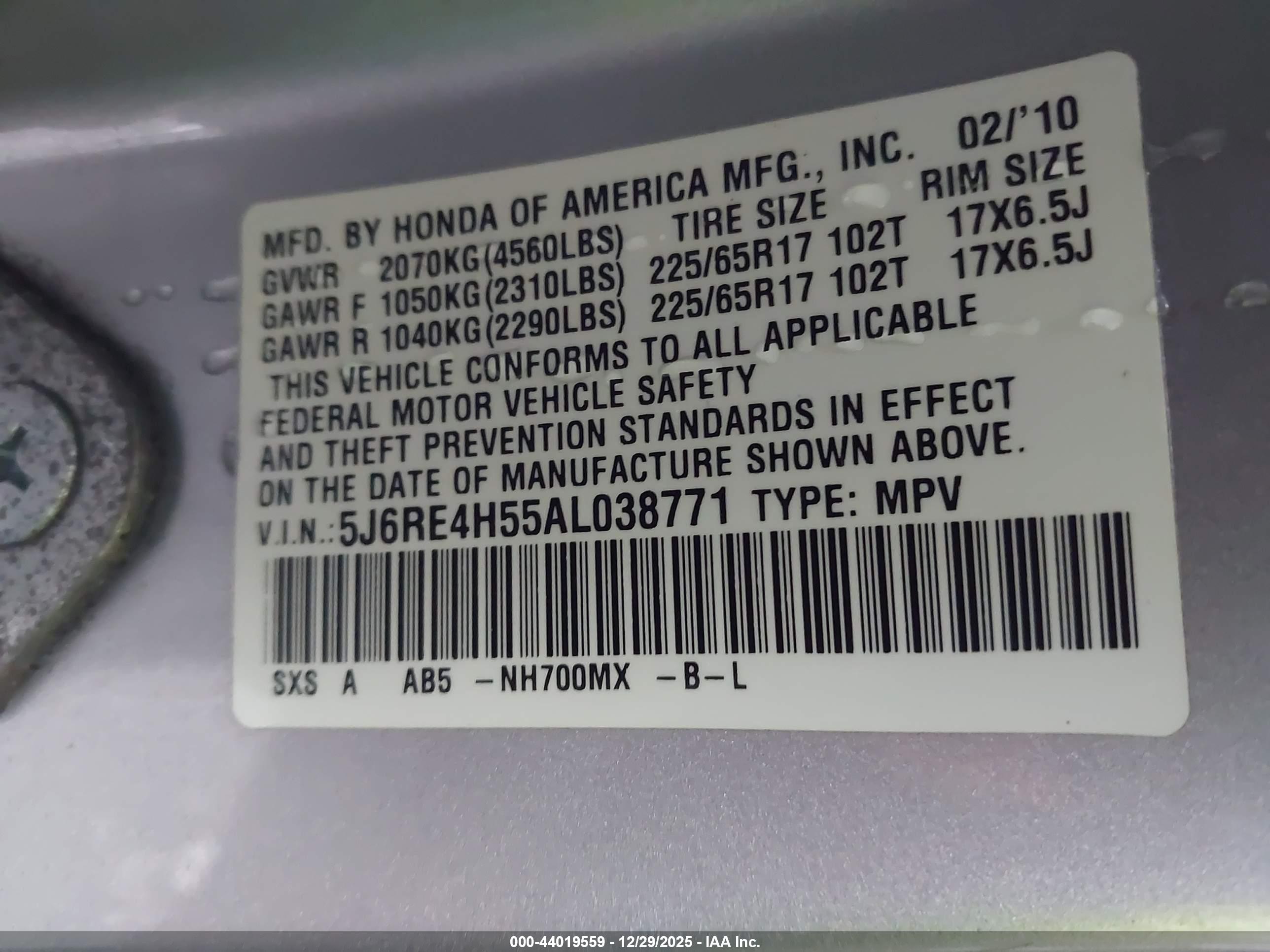 HONDA CR-V image 9