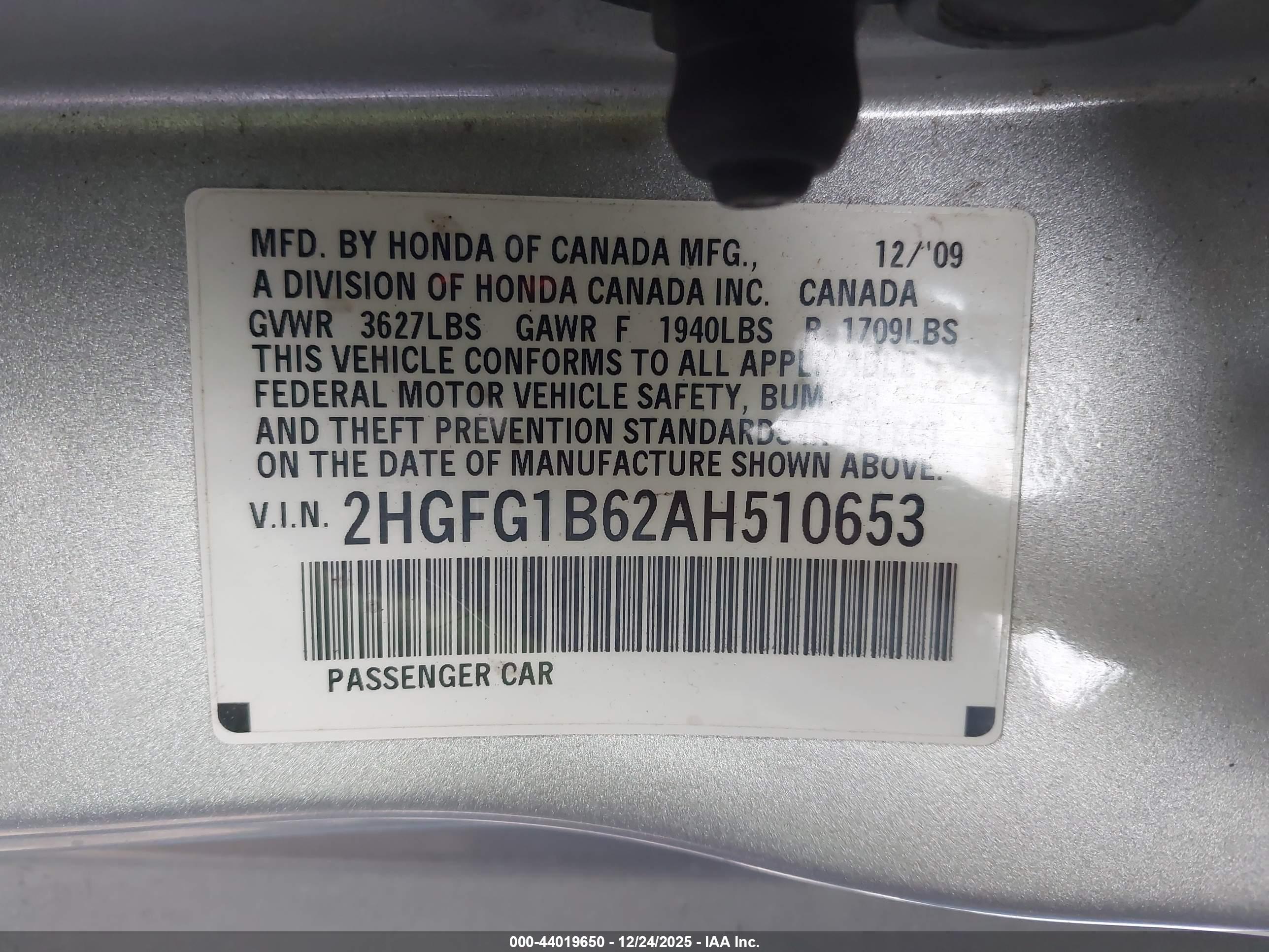 HONDA CIVIC image 9