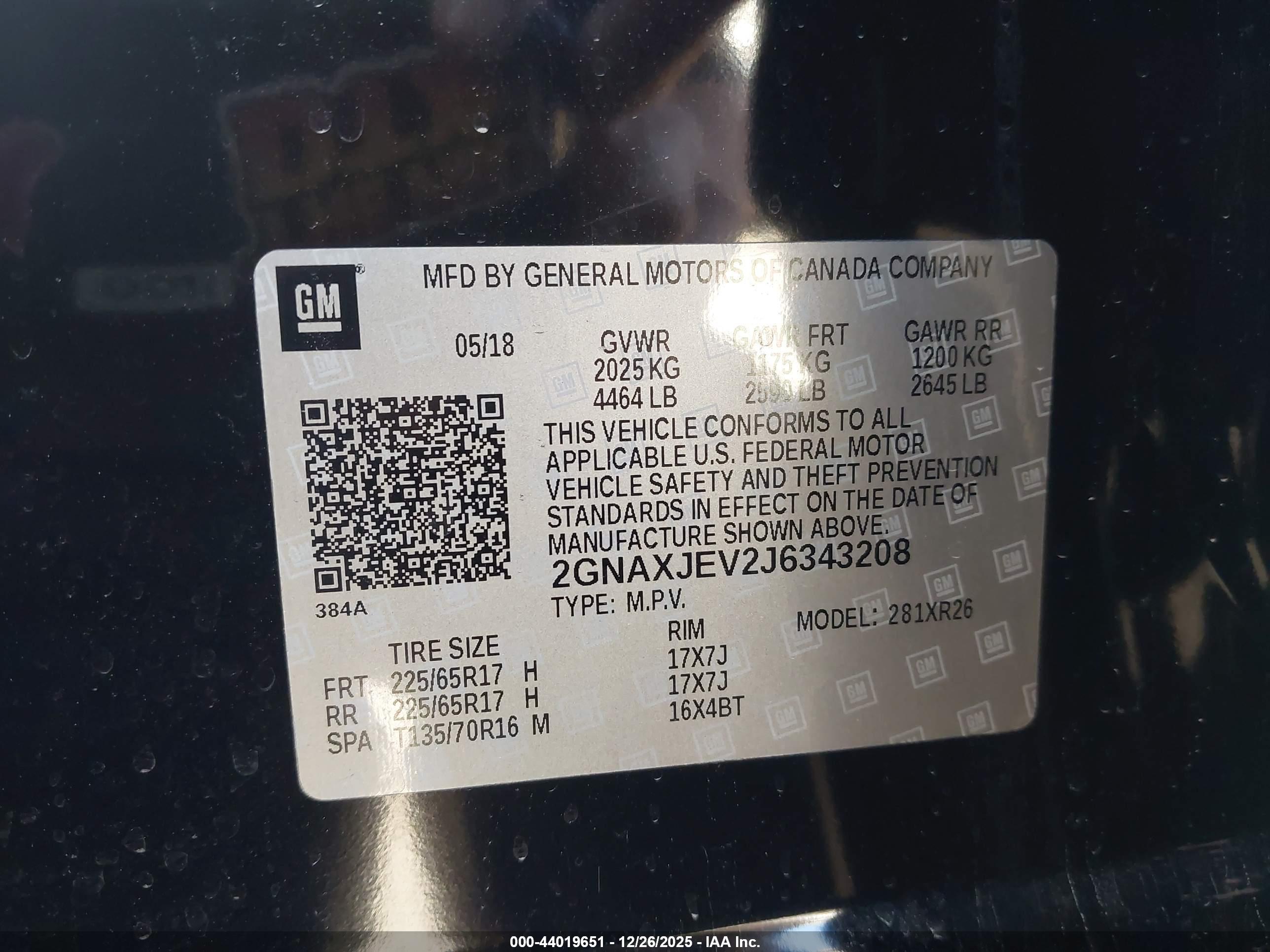CHEVROLET EQUINOX image 9