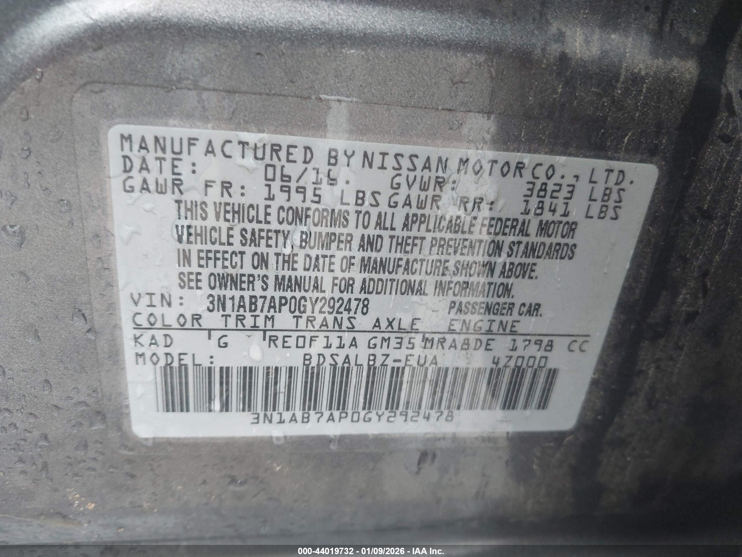 NISSAN SENTRA image 9