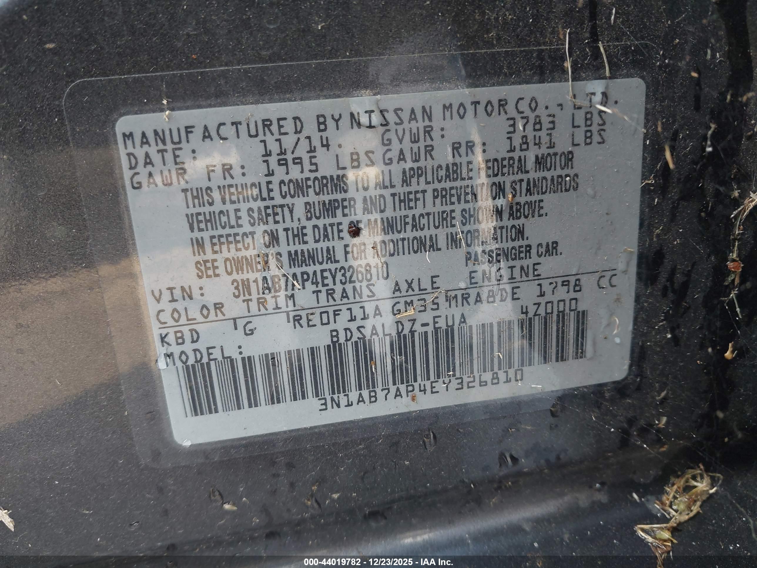 NISSAN SENTRA image 9