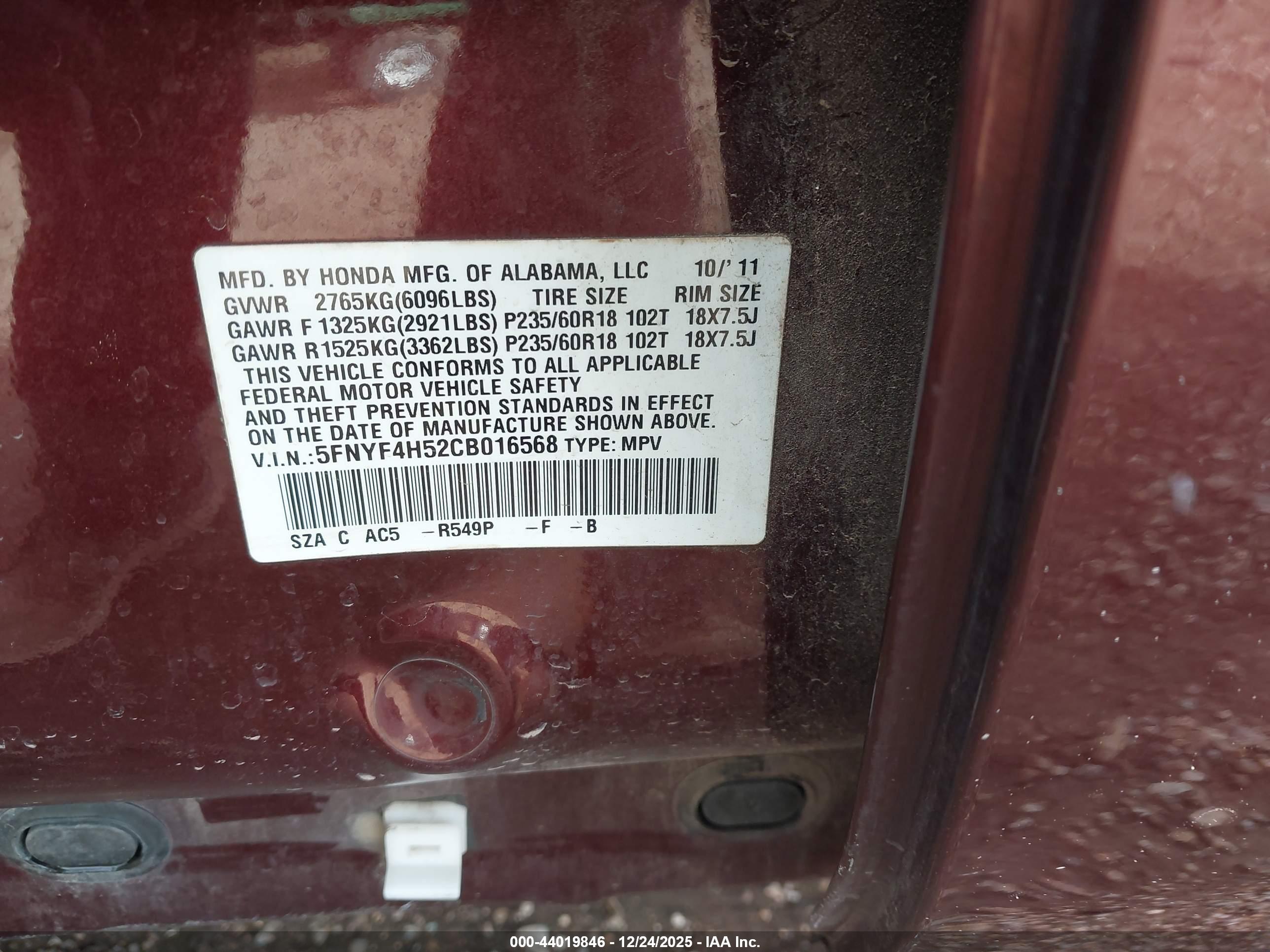 HONDA PILOT image 9