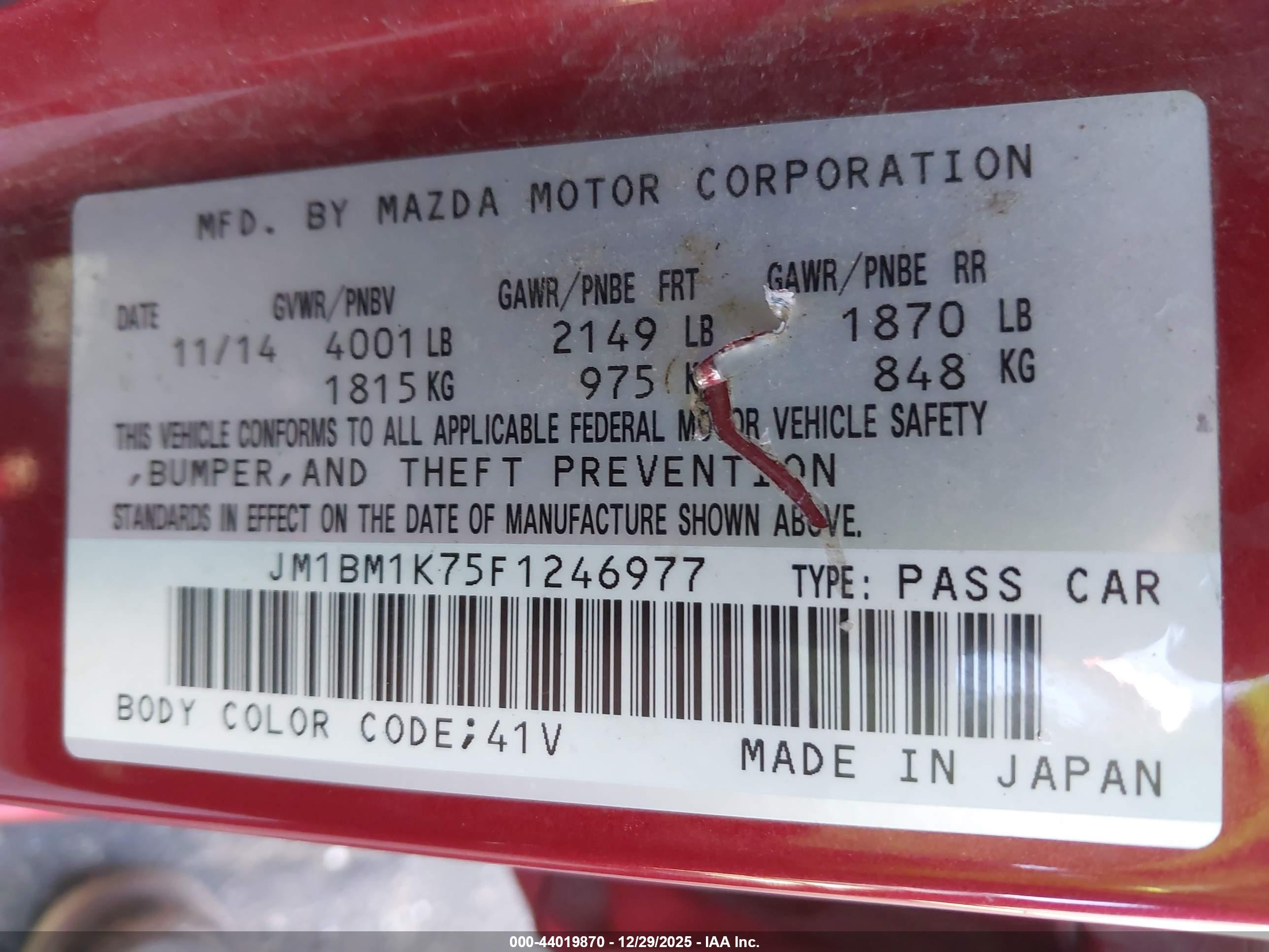 MAZDA MAZDA3 image 9