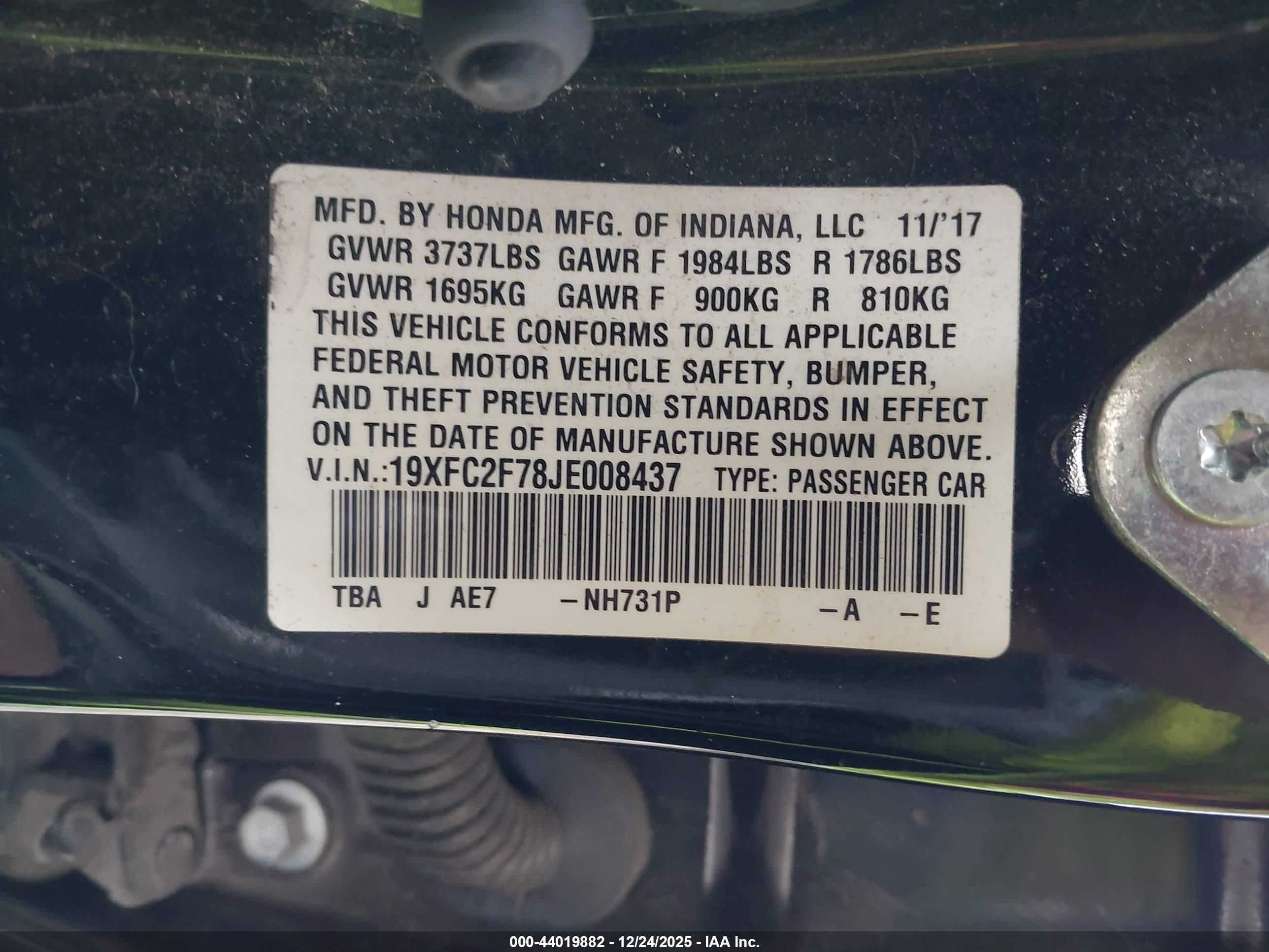 HONDA CIVIC image 9