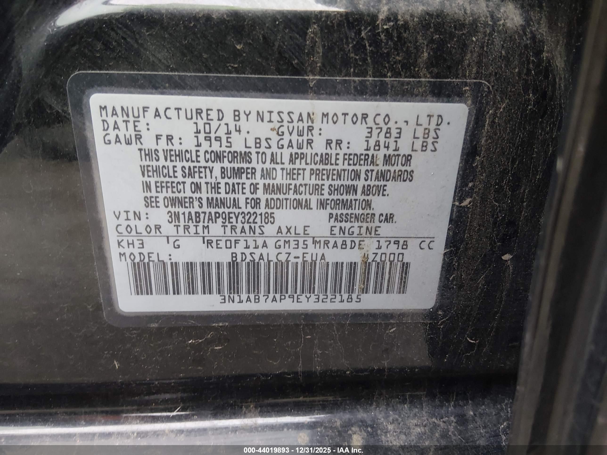 NISSAN SENTRA image 9
