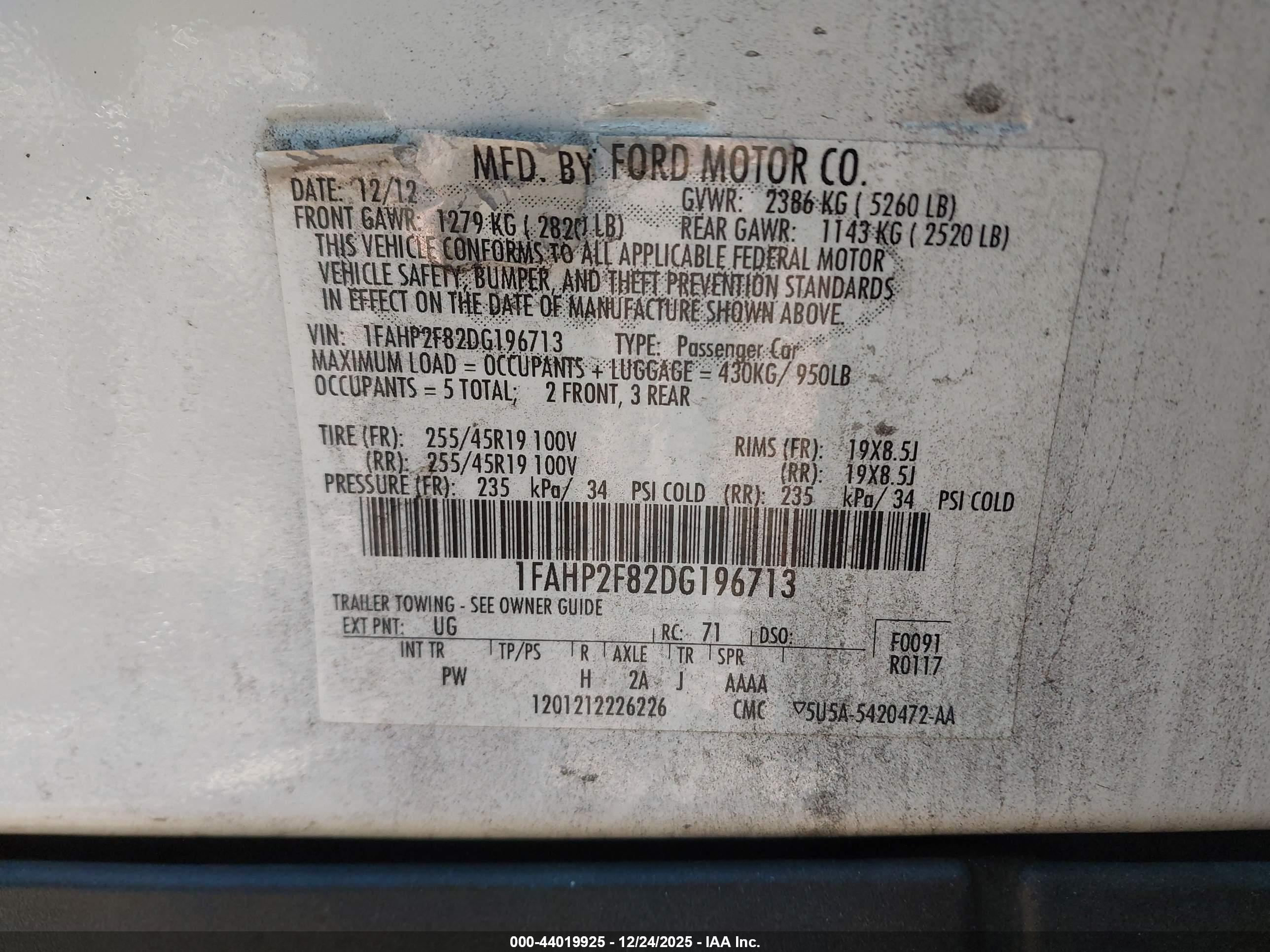 FORD TAURUS image 9